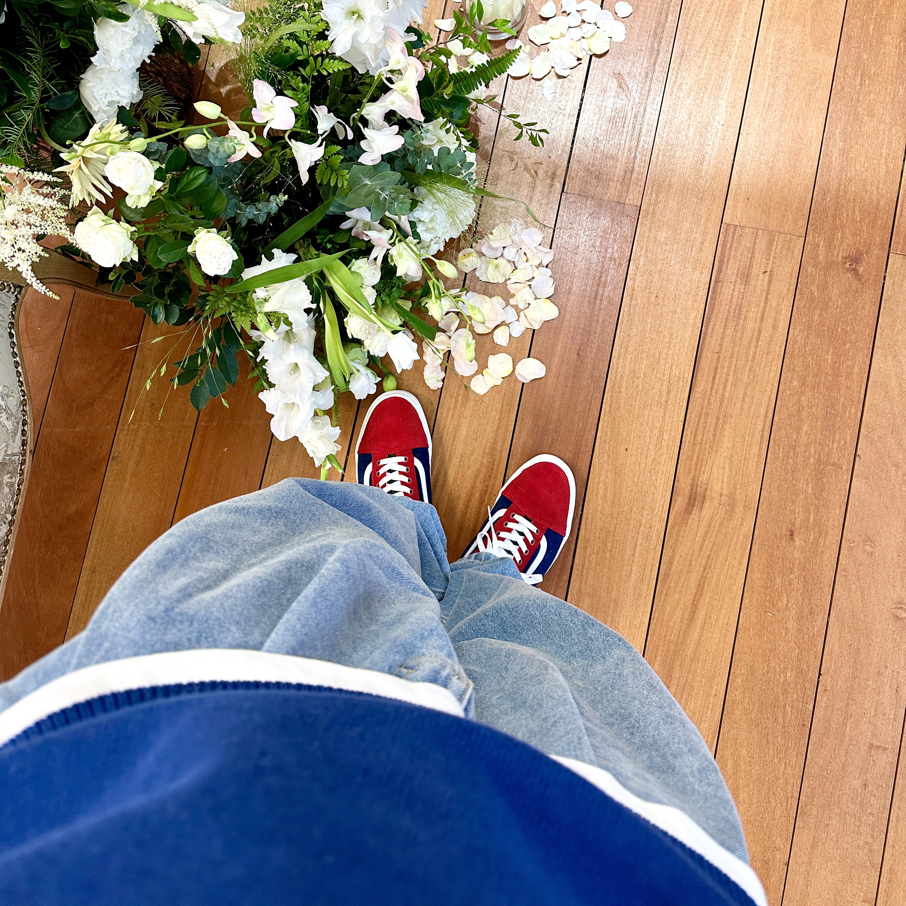 Stussy Billiard Sweater Navy, Apple iPhone 14 Pro Max 1TB Deep Purple (Korean Ver.) 착용 스타일 - 3