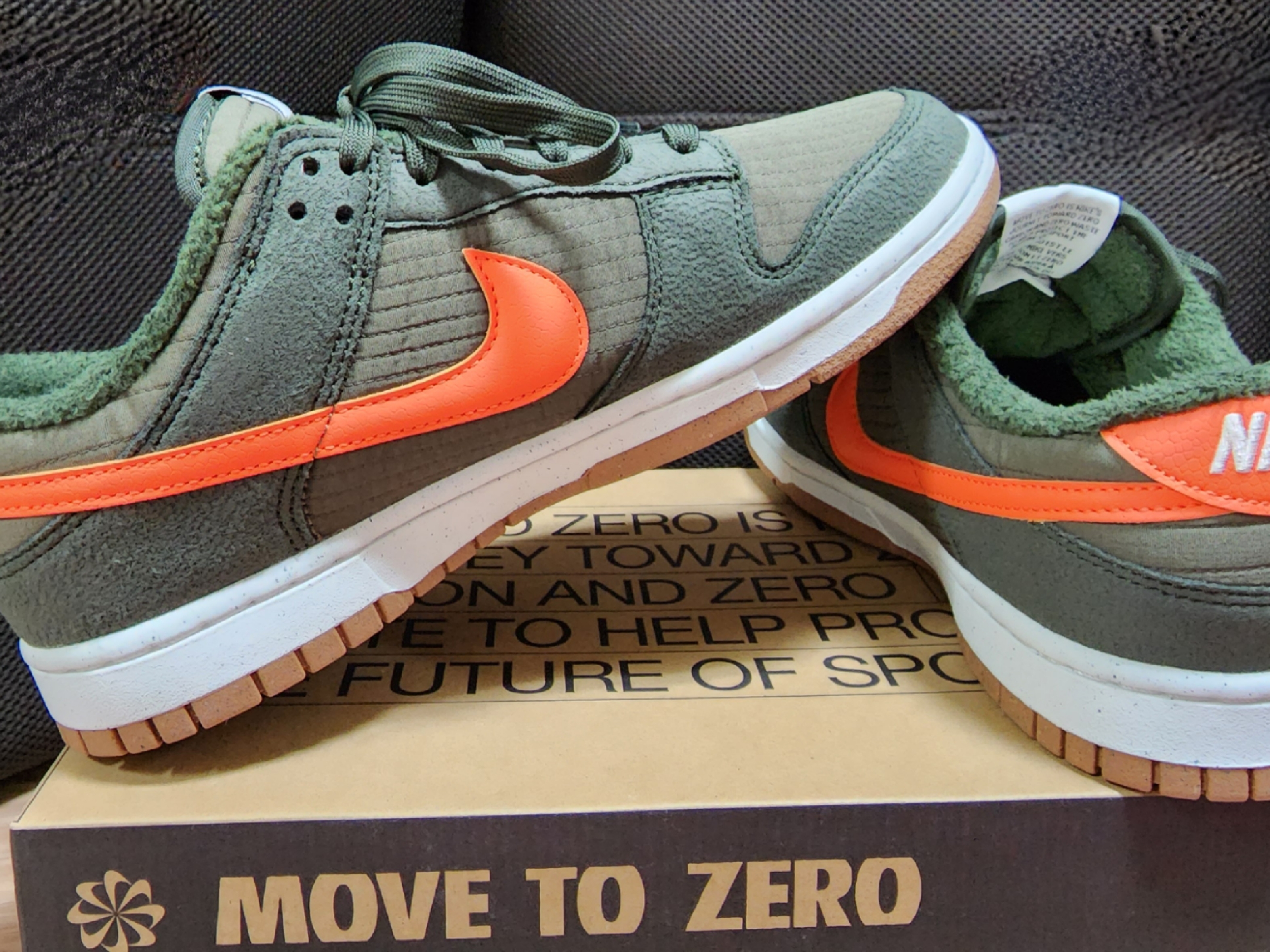 Nike Dunk Low Retro Next Nature Sequoia Olive 착용 스타일 - 2