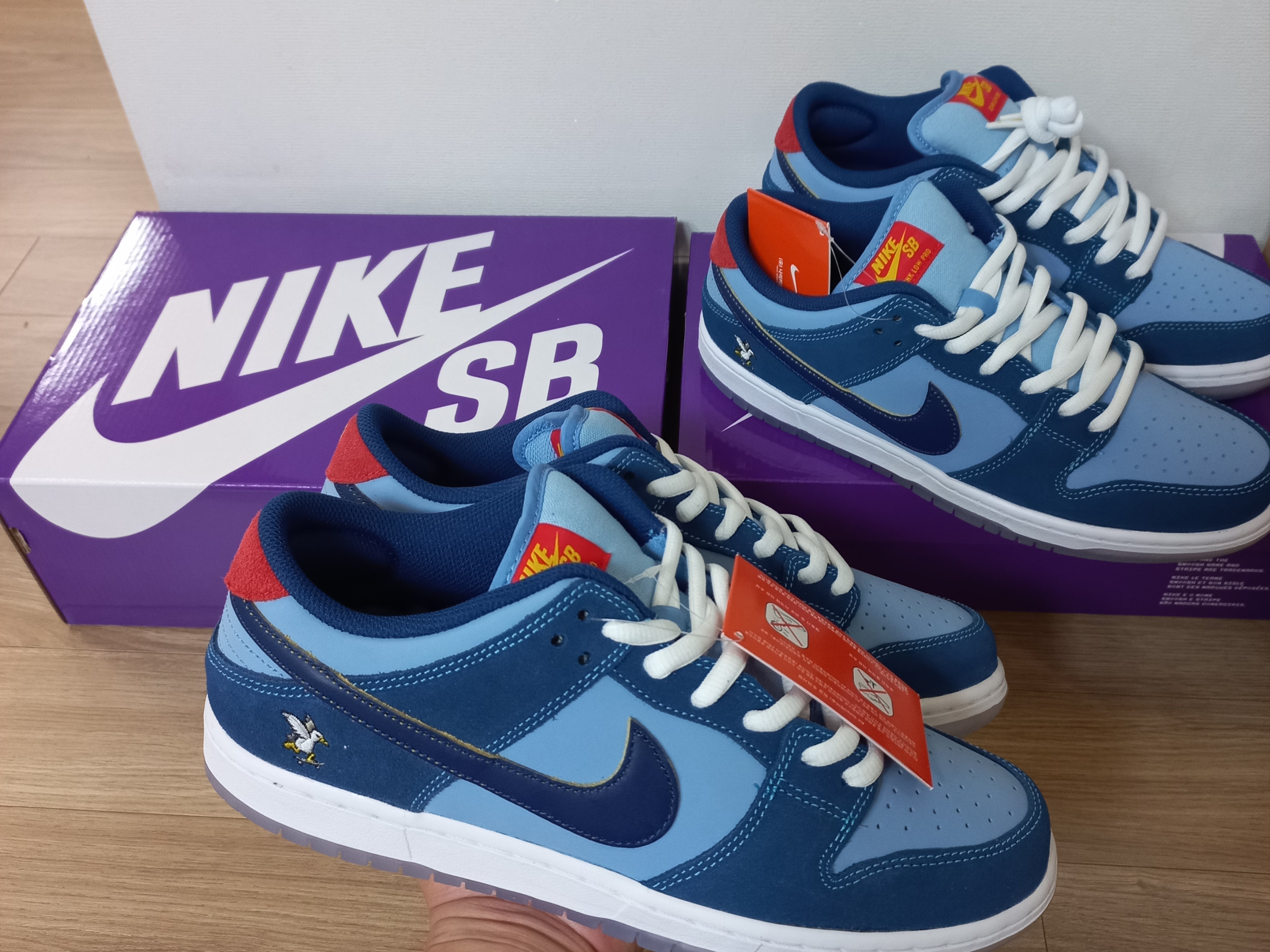 Nike x Why So Sad? SB Dunk Low Pro Coastal Blue 착용 스타일