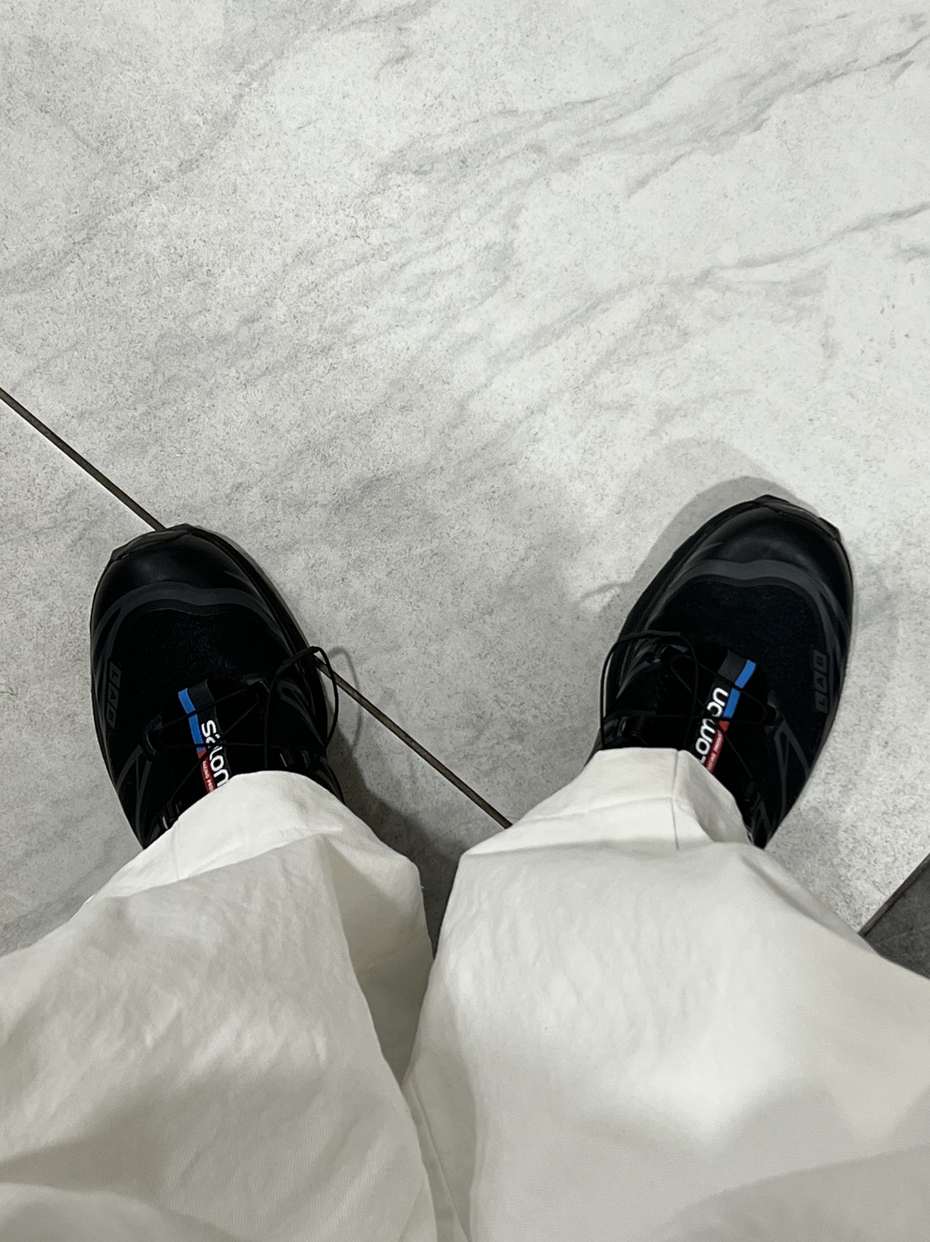 Salomon XT-6 ADV Black 착용 스타일 - 3