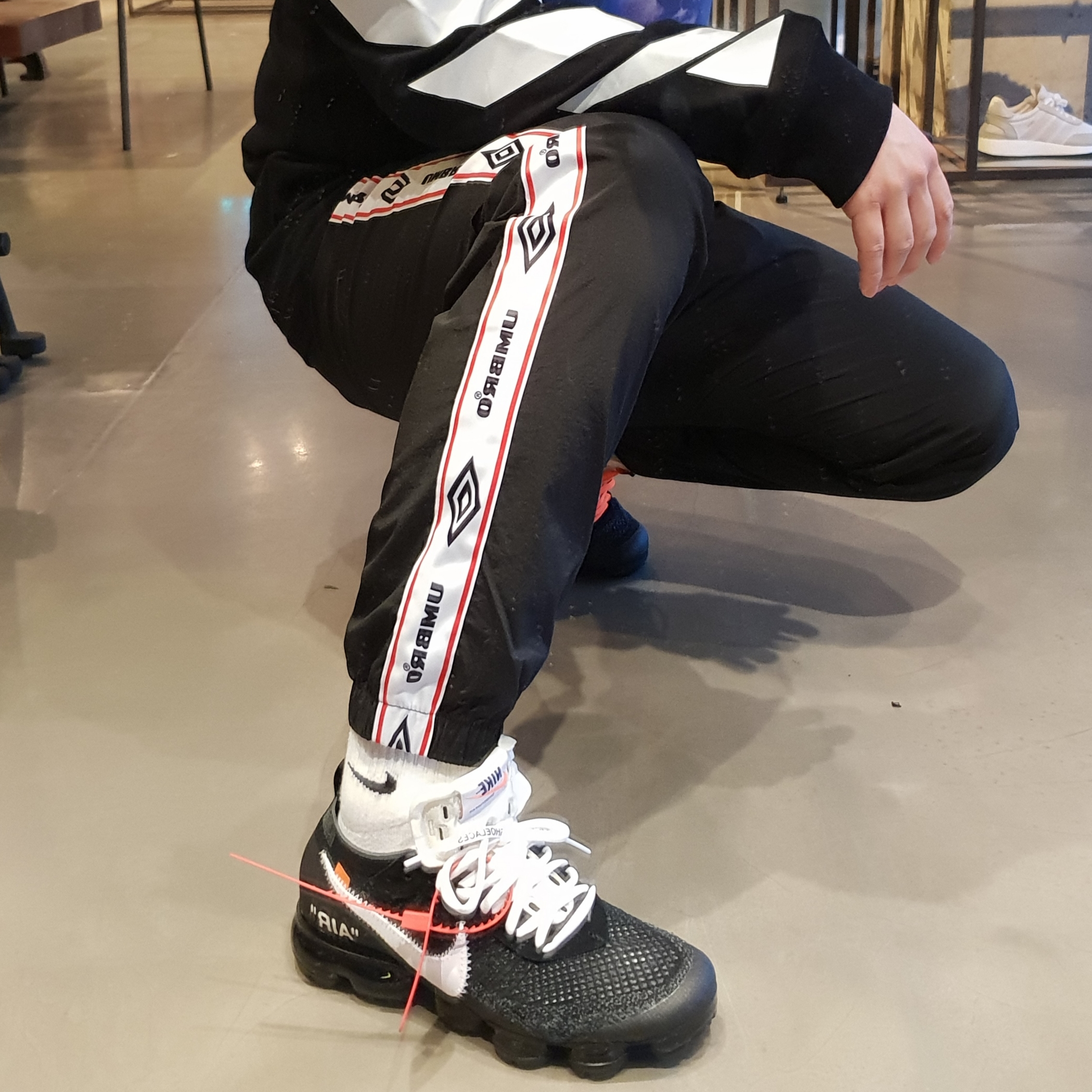 Nike x Off-White Air VaporMax OG Black The Ten 착용 스타일