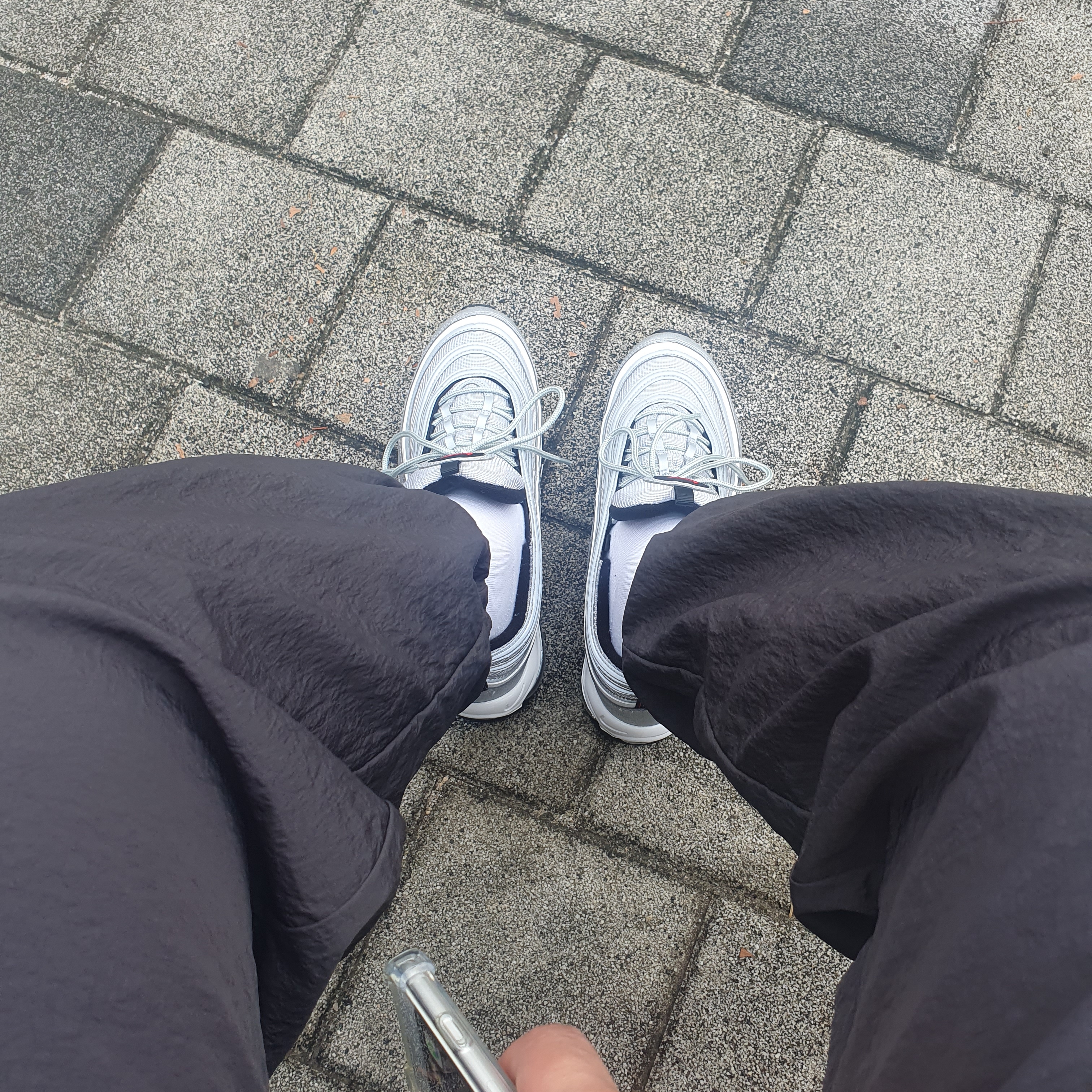 Nike Air Max 97 OG Silver Bullet 2022 착용 스타일 - 3