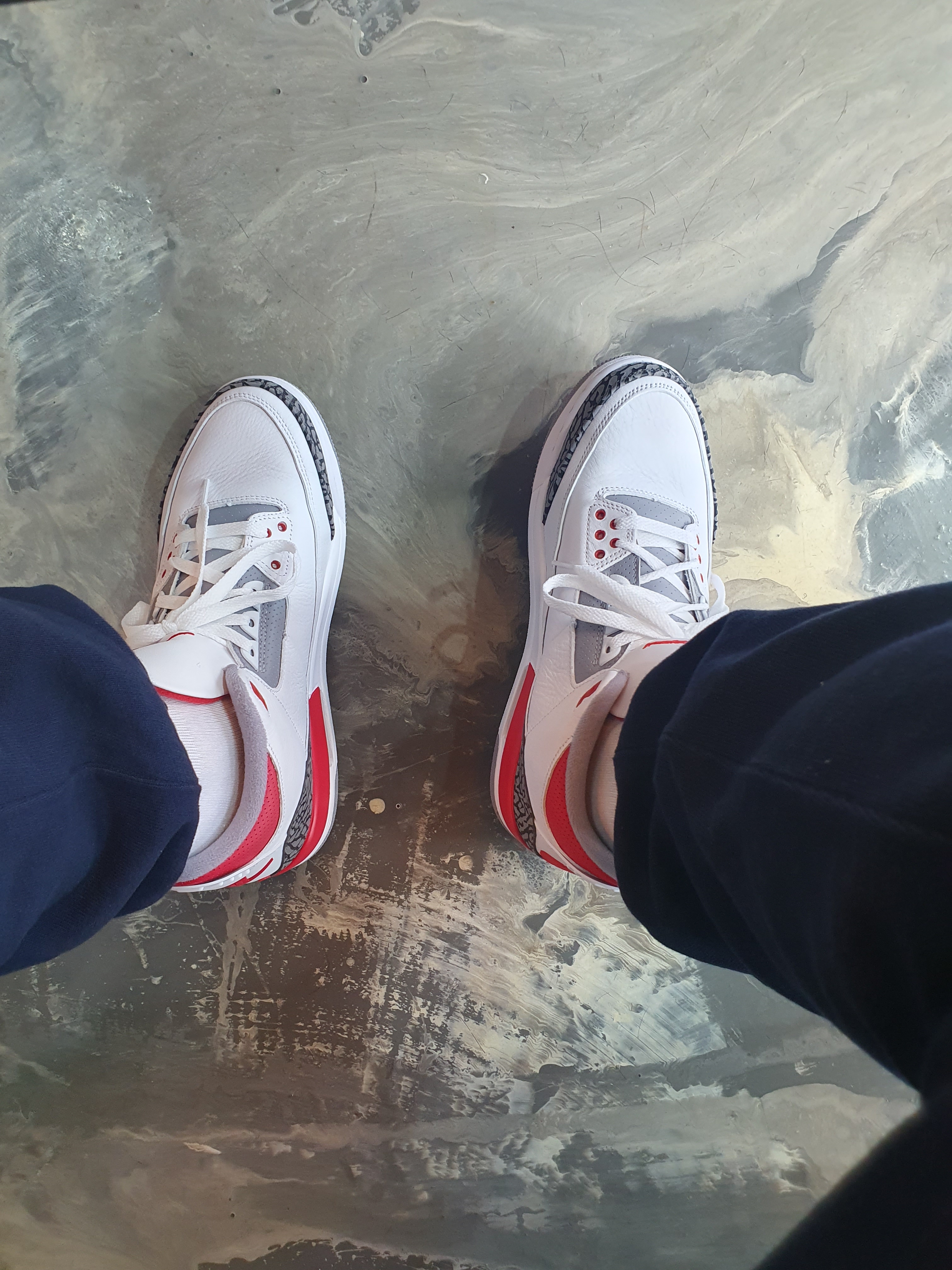 Jordan 3 Retro Fire Red 2022 착용 스타일