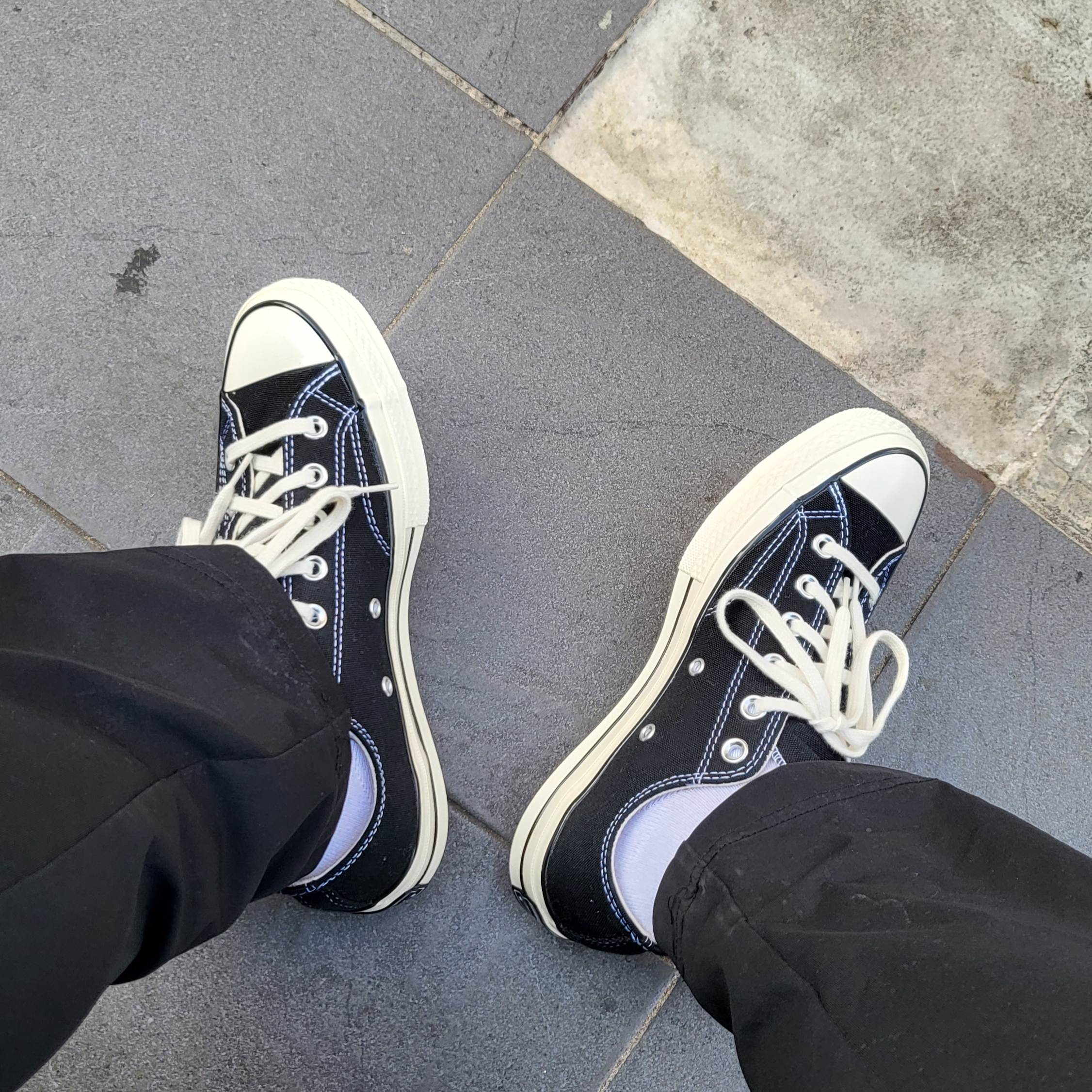 Converse Chuck 70 Ox Black - Standard 착용 스타일