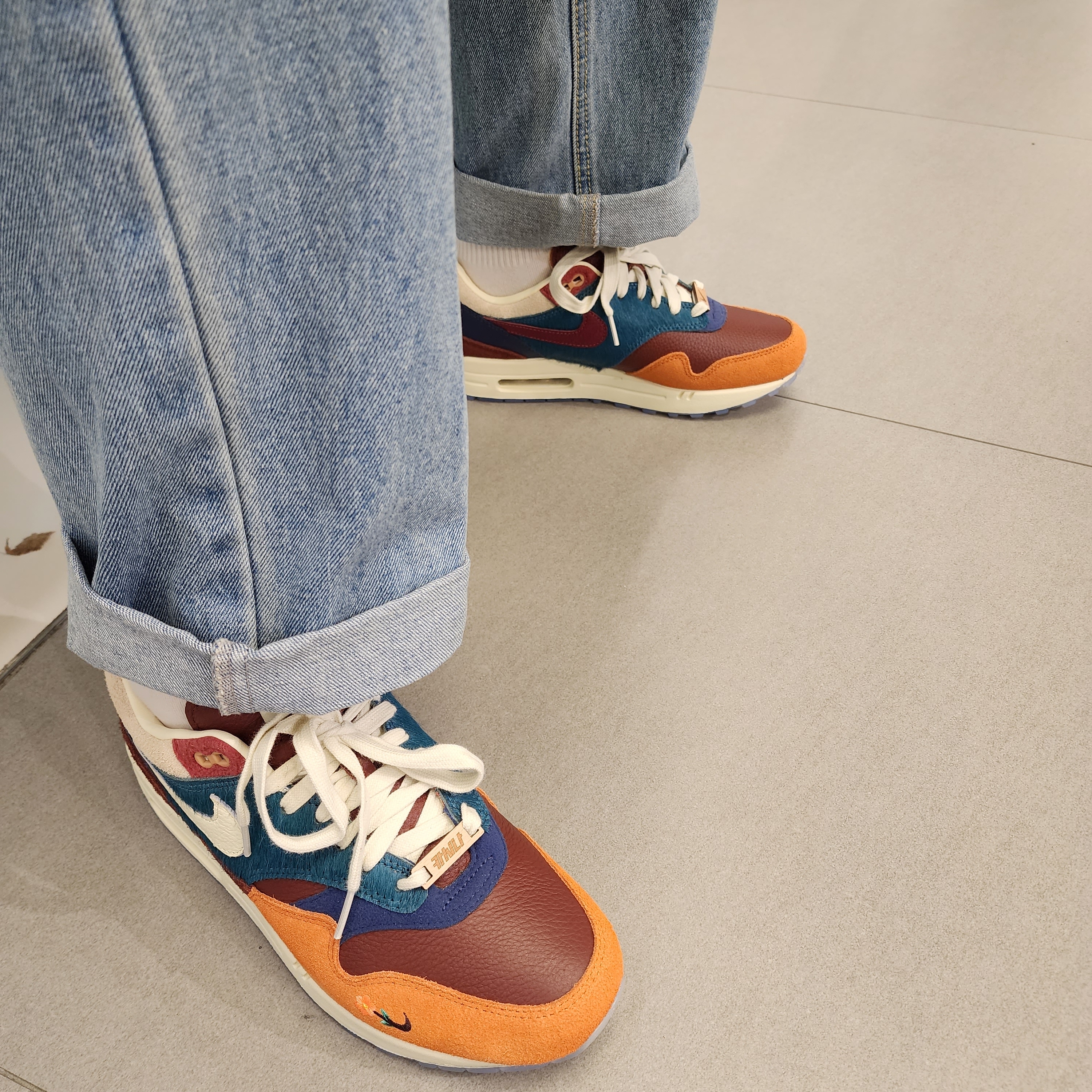 Nike x Kasina Air Max 1 SP Won-Ang Orange 착용 스타일