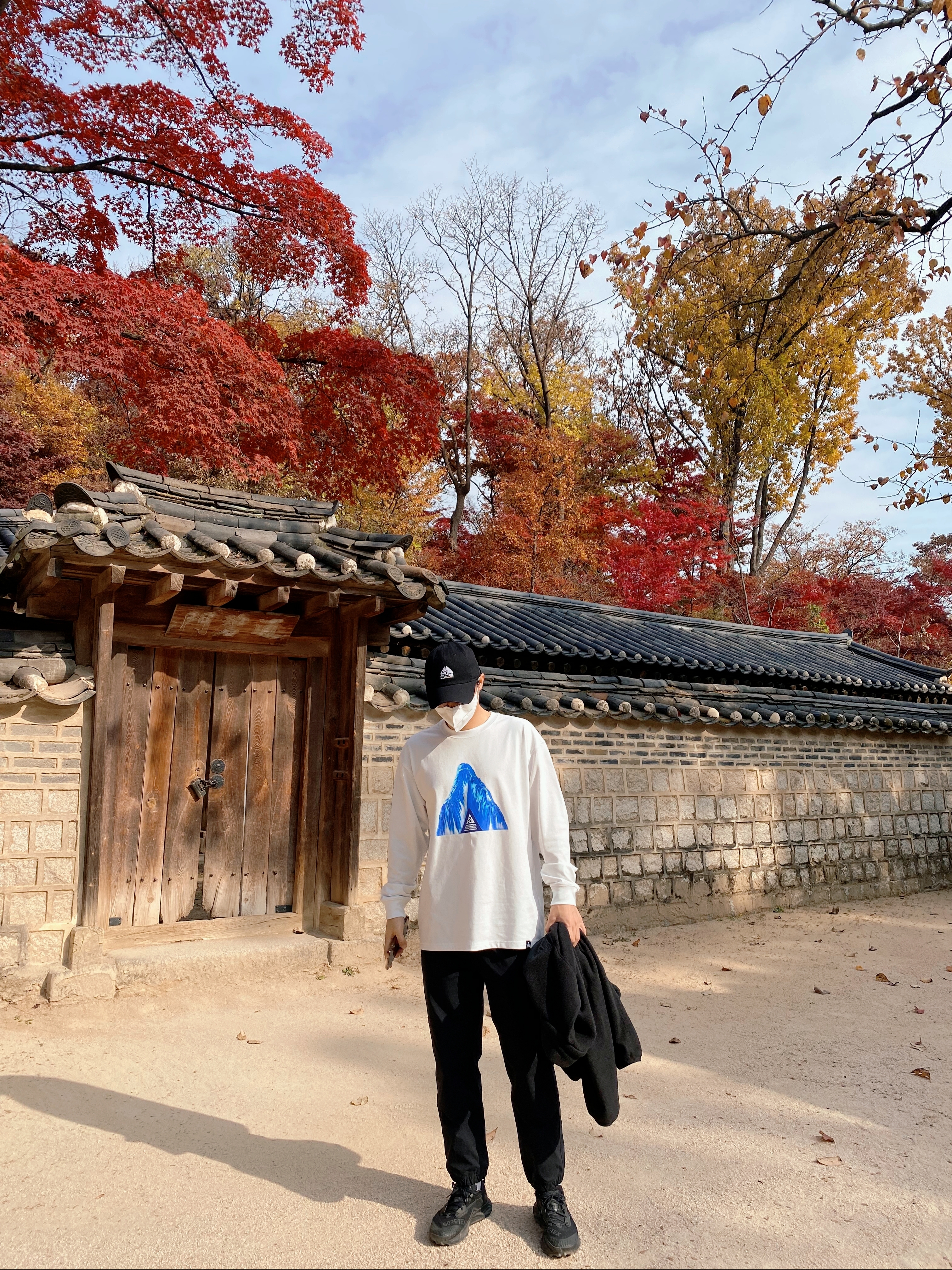 Supreme x Nike ACG Denim 6-Panel Black - 22FW, Nike ACG Ice Cave Long Sleeve T-Shirt Summit White - US/EU μ°©μ© μ€νμΌ