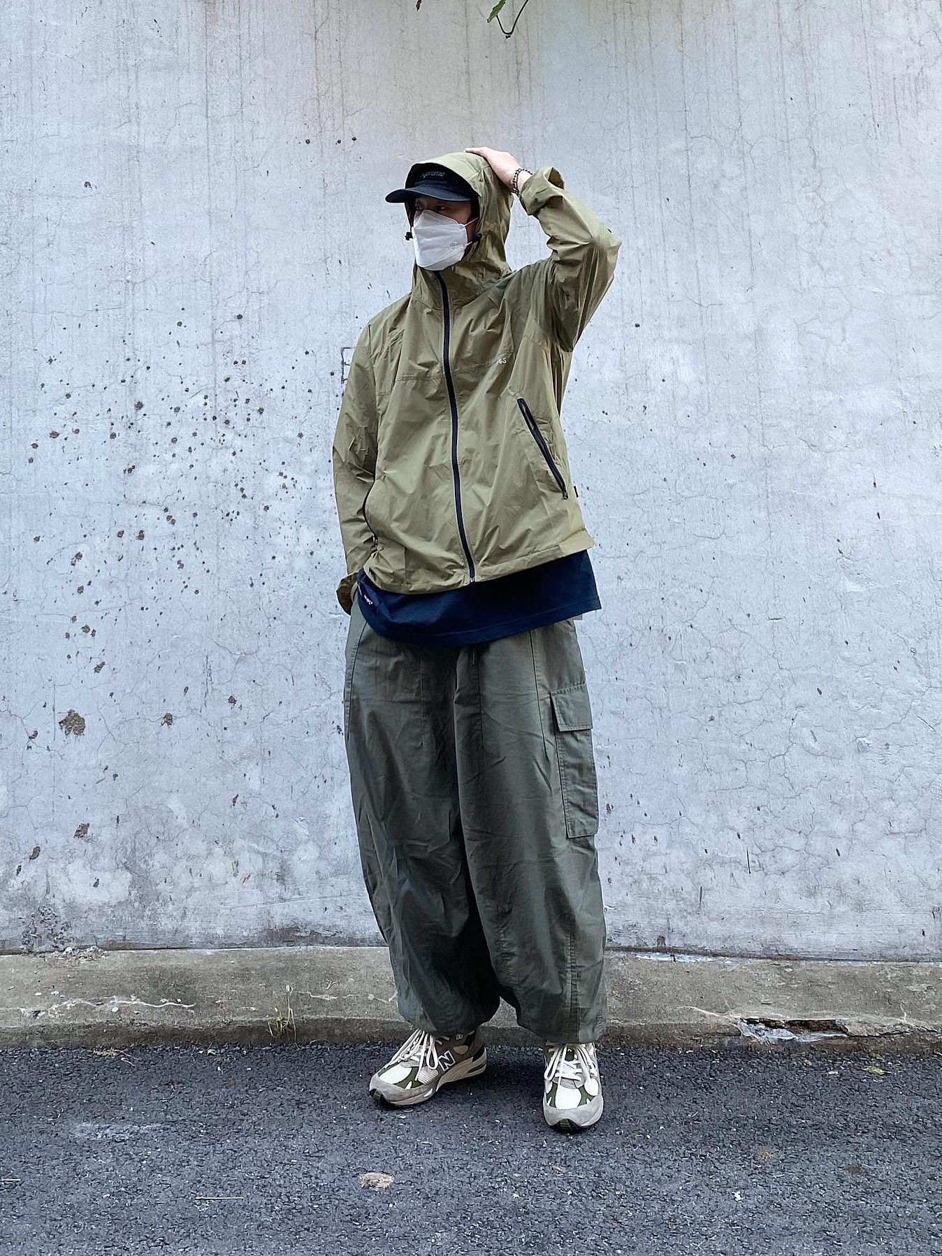 New Balance x Aime Leon Dore 991 Made in UK Grey 착용 스타일 - 2