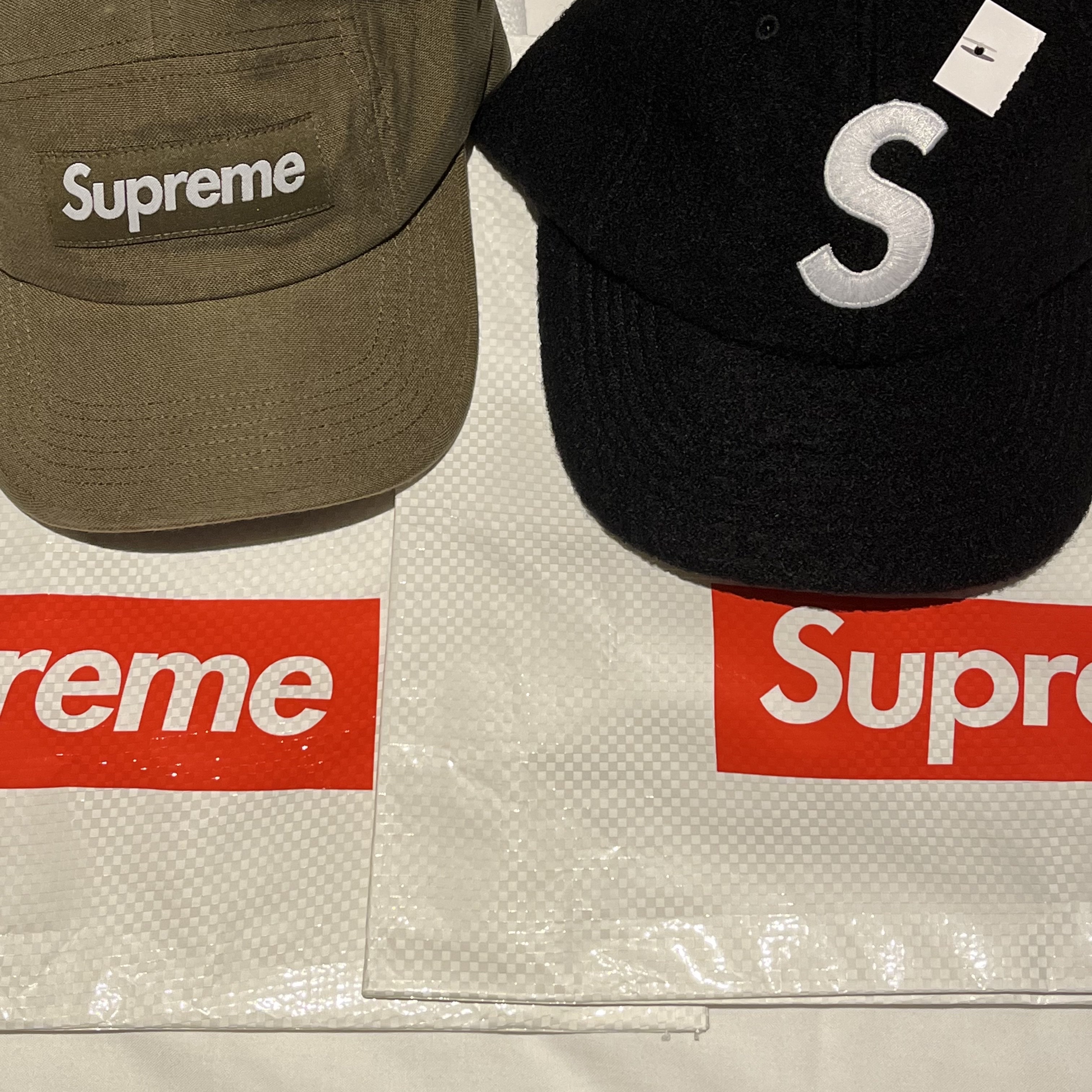 Supreme Brushed Cordura Camp Cap Olive - 22FW 착용 스타일