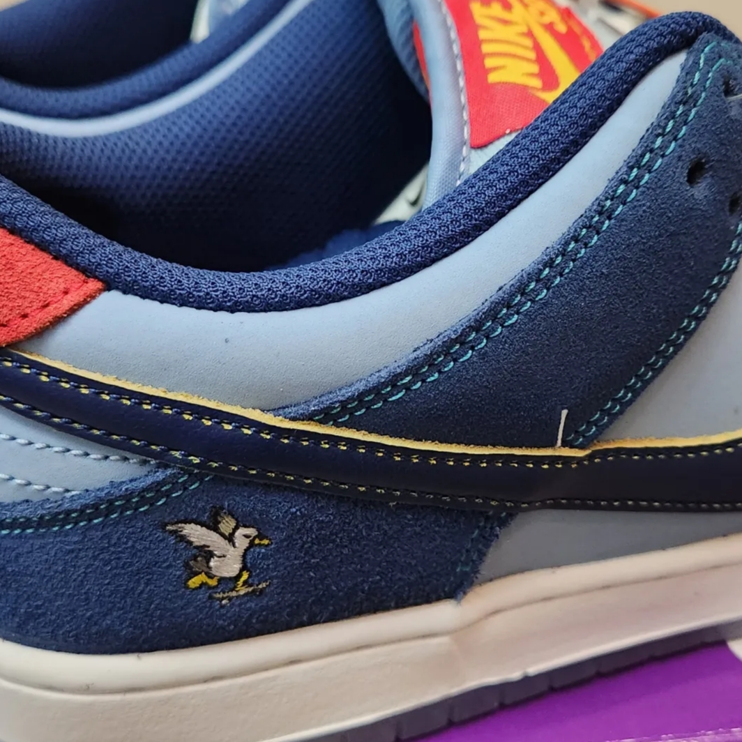 Nike x Why So Sad? SB Dunk Low Pro Coastal Blue 착용 스타일 - 2