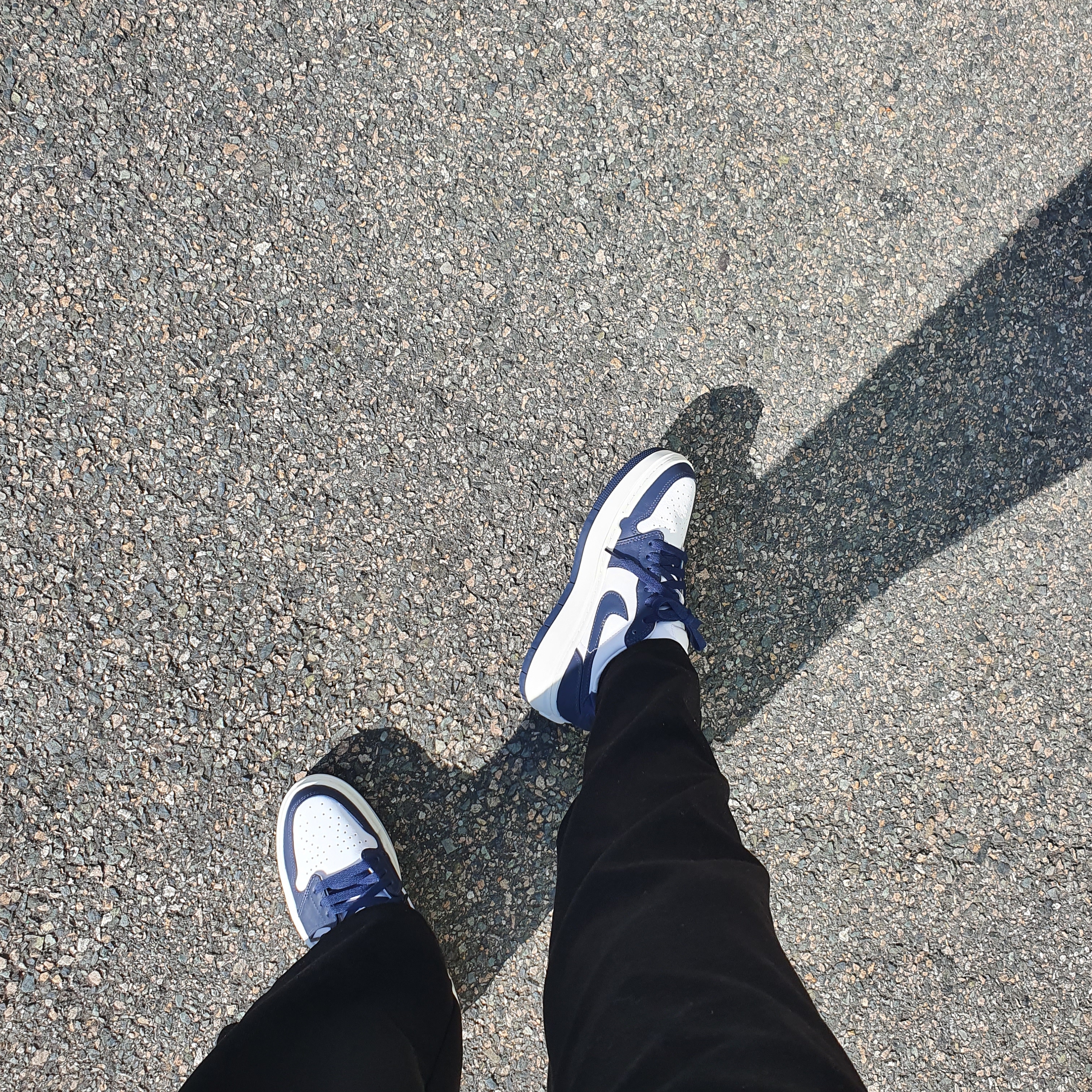 (W) Jordan 1 Elevate Low Midnight Navy 착용 스타일