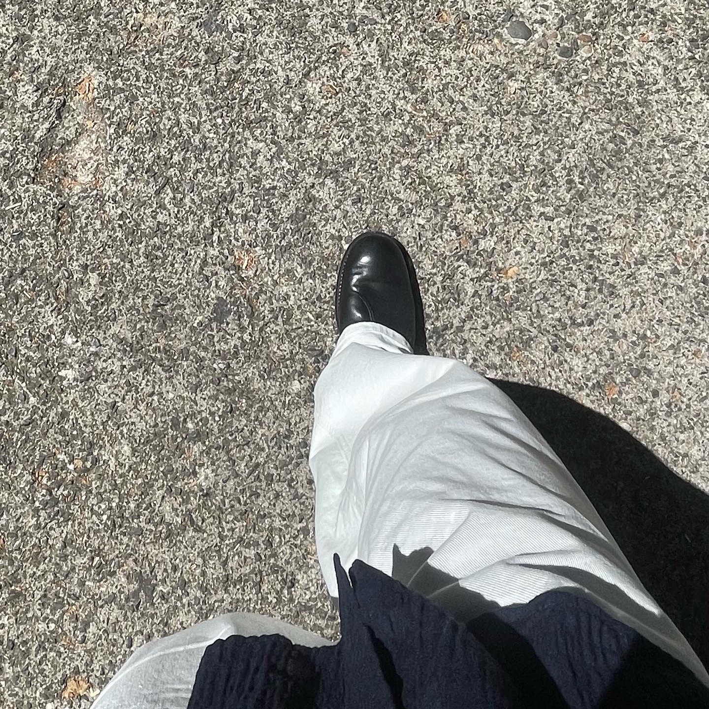 Guidi 992X Horse Full Grain Leather Derby Black 착용 스타일