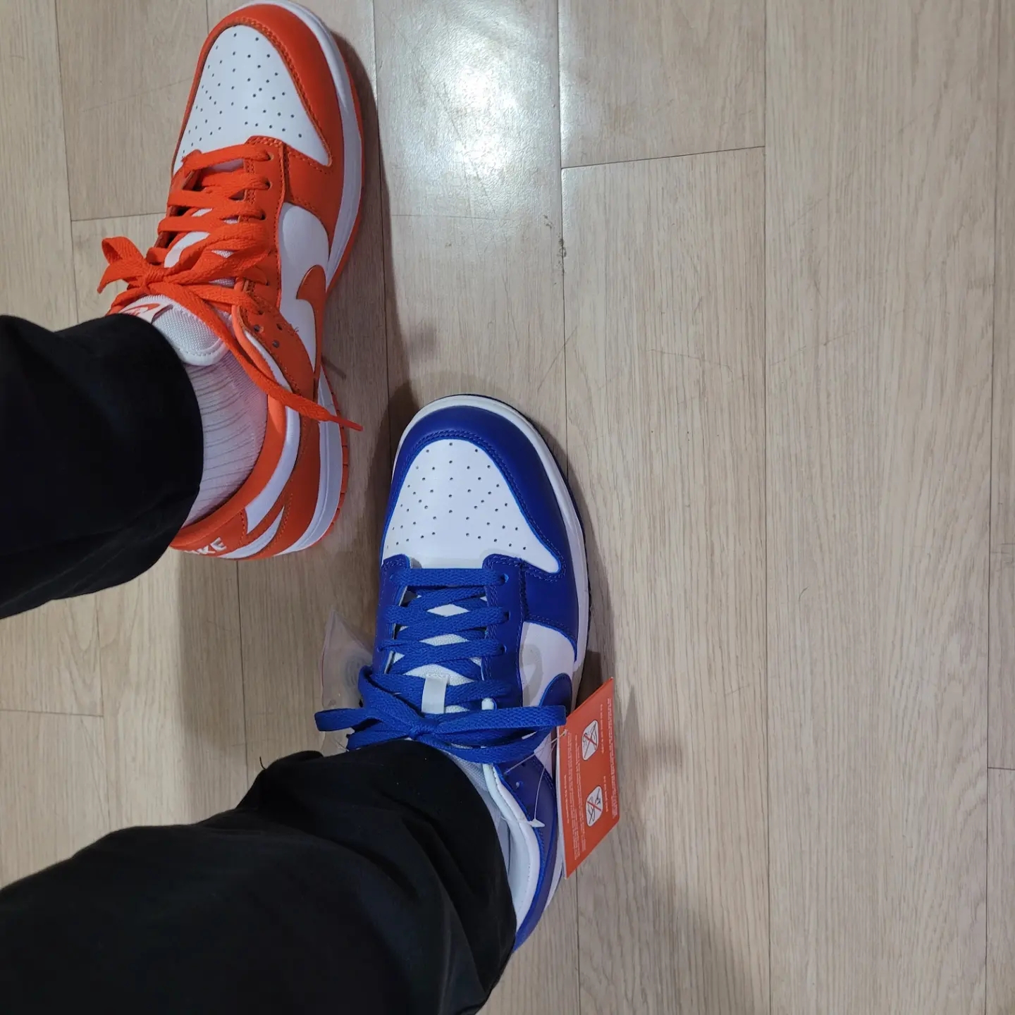 Nike Dunk Low SP Syracuse 2022, Nike Dunk Low SP Kentucky 2022 착용 스타일 - 2