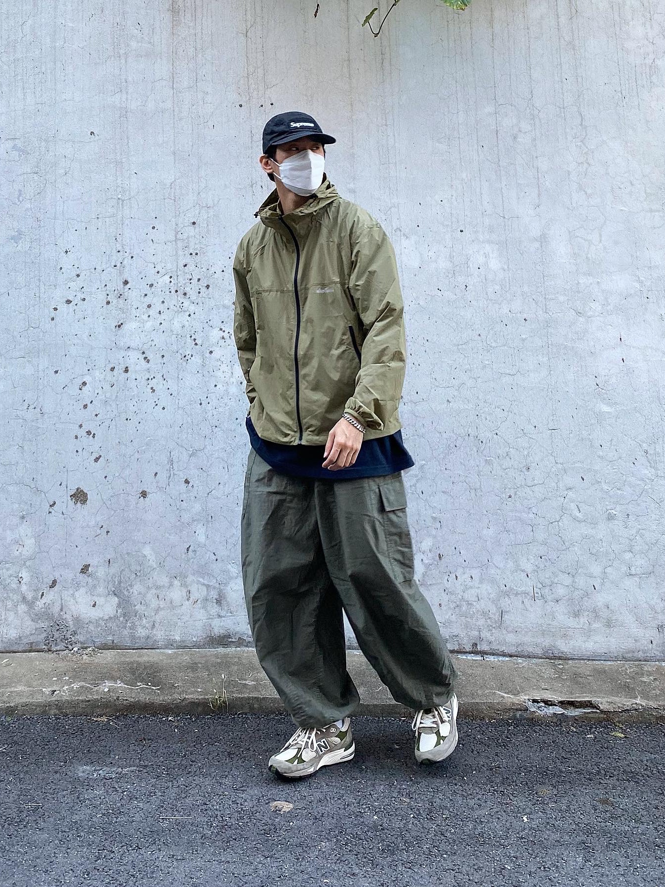 New Balance x Aime Leon Dore 991 Made in UK Grey 착용 스타일 - 4