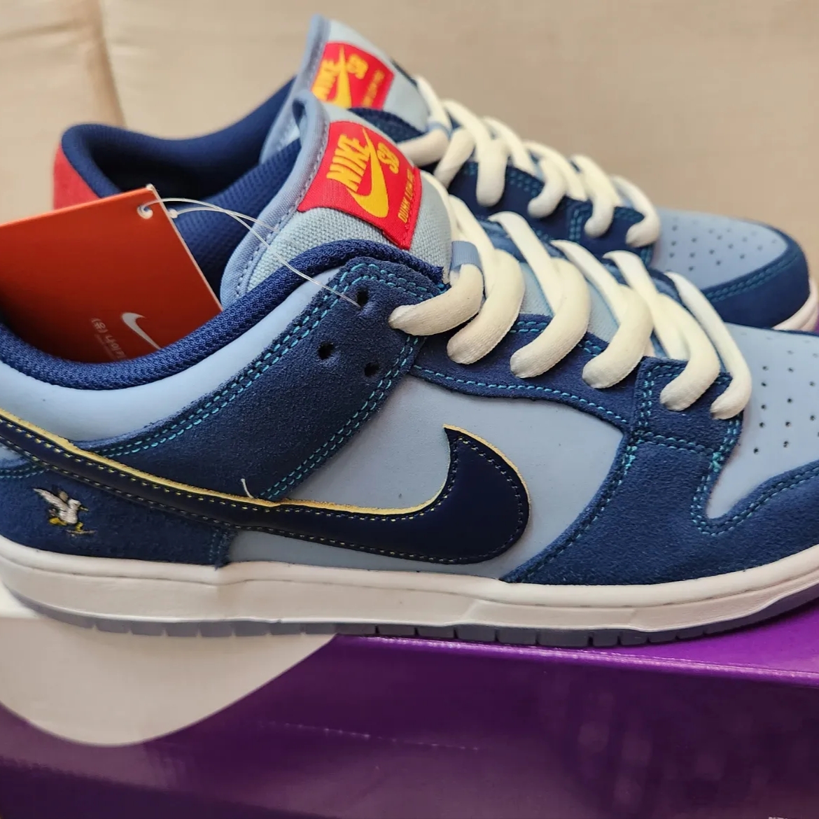 Nike x Why So Sad? SB Dunk Low Pro Coastal Blue 착용 스타일 - 4