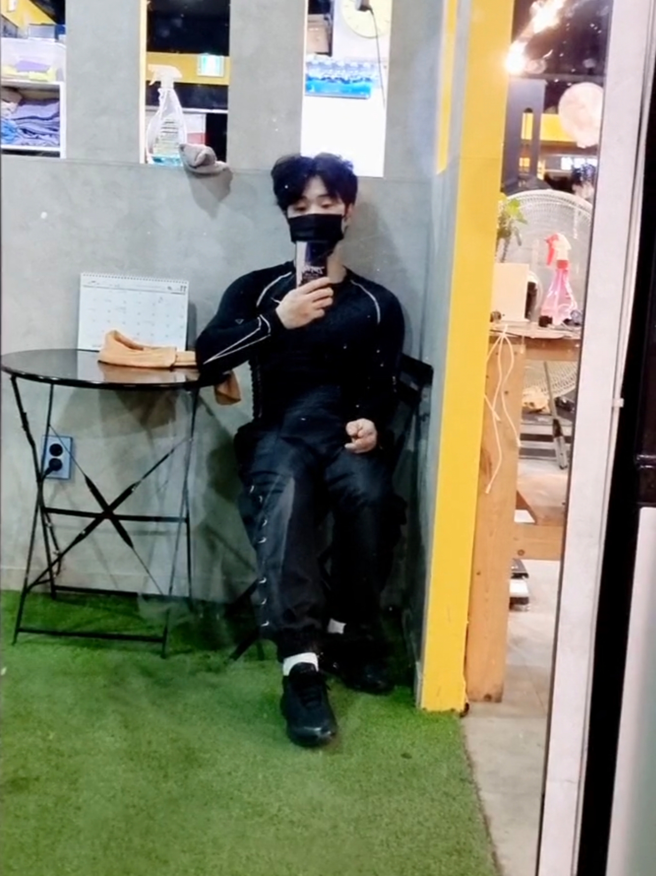 (W) Nike Air Max 720 Black 착용 스타일