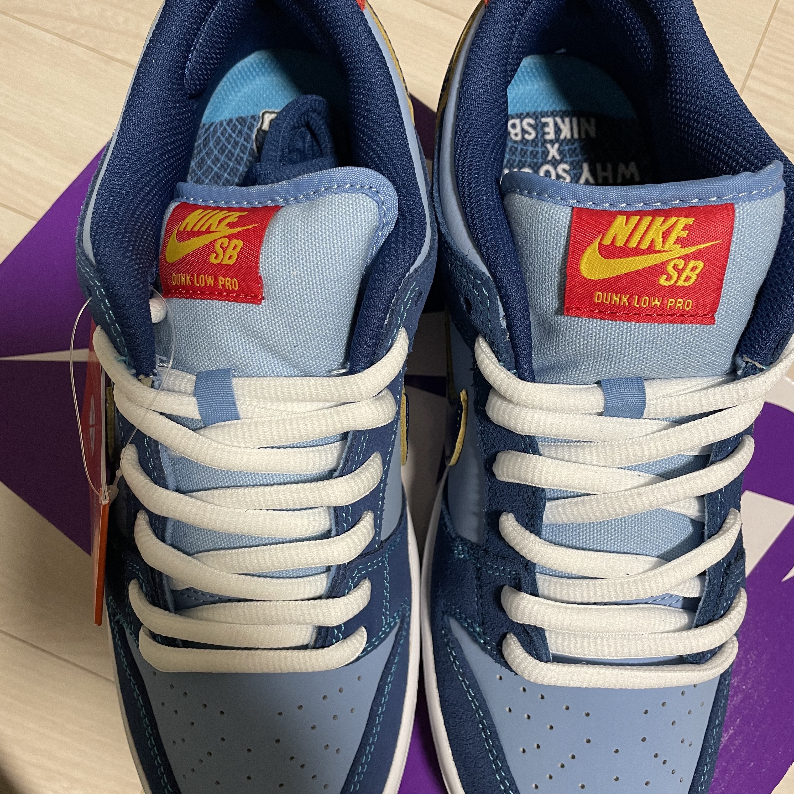 Nike x Why So Sad? SB Dunk Low Pro Coastal Blue 착용 스타일 - 3
