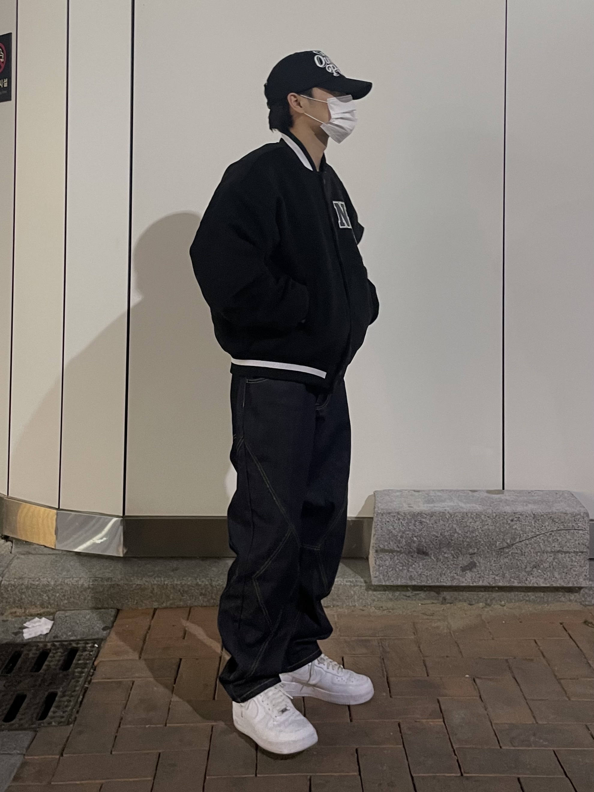 Nike Air Force 1 '07 Low White 착용 스타일 - 3