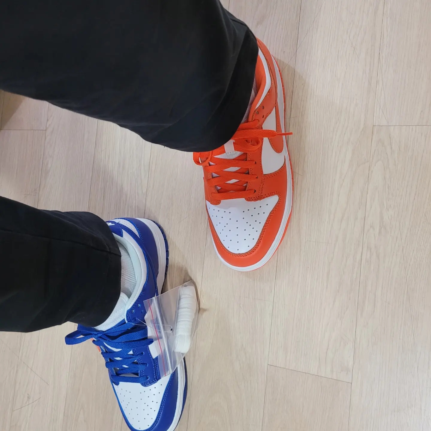 Nike Dunk Low SP Syracuse 2022, Nike Dunk Low SP Kentucky 2022 착용 스타일 - 1