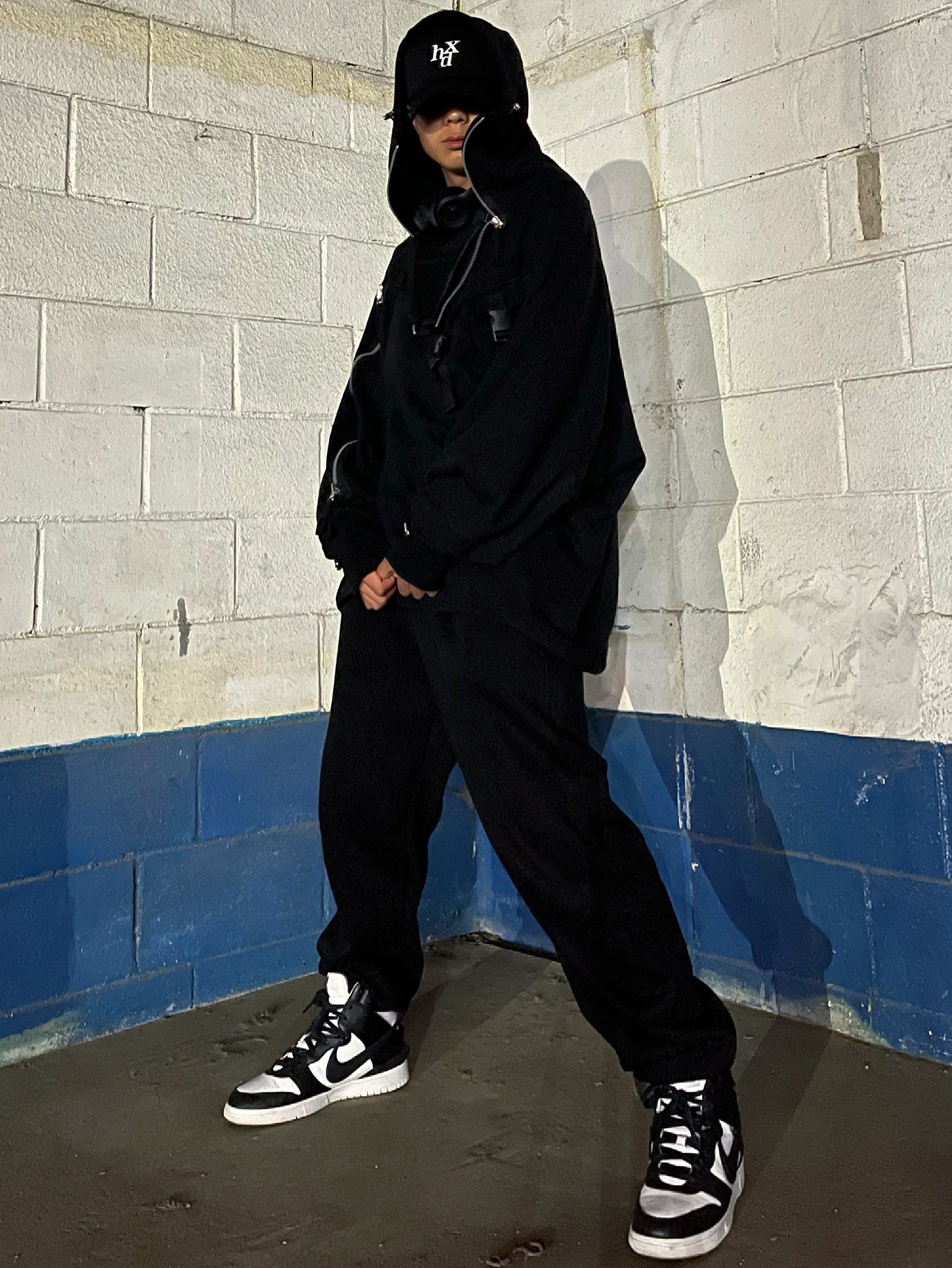 Nike x Ambush Dunk High Black 착용 스타일