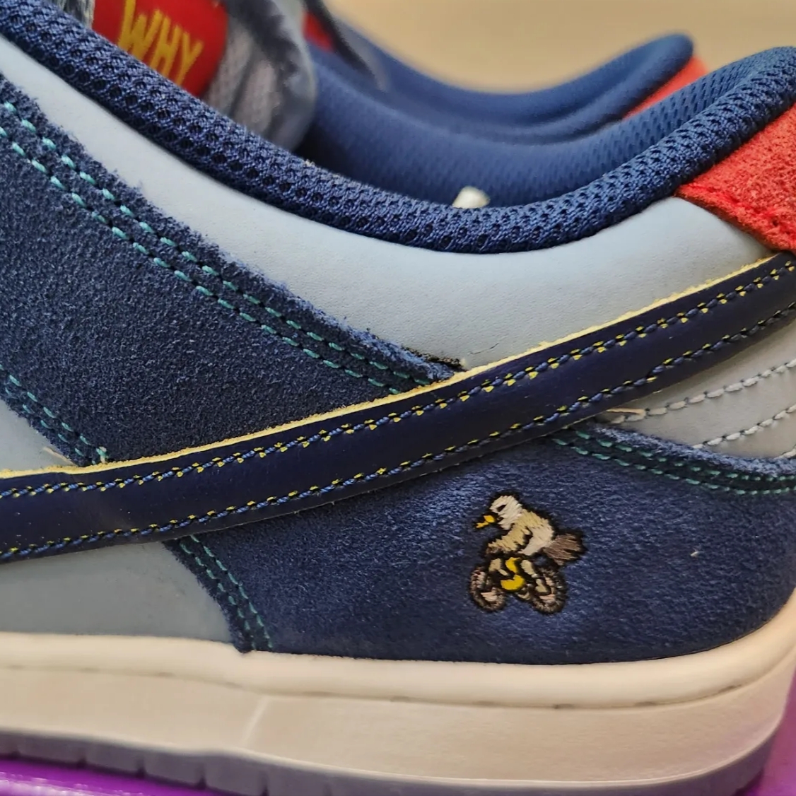 Nike x Why So Sad? SB Dunk Low Pro Coastal Blue 착용 스타일 - 3