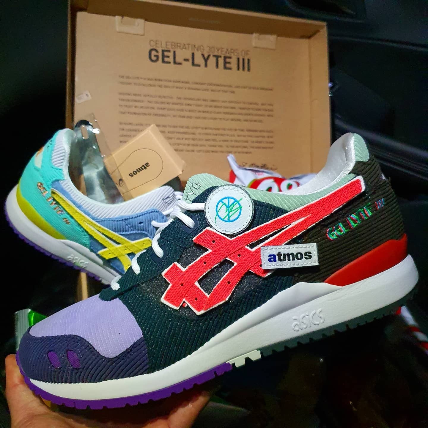 Asics x Atmos x Sean Wotherspoon Gel-Lyte III OG Corduroy 착용 스타일