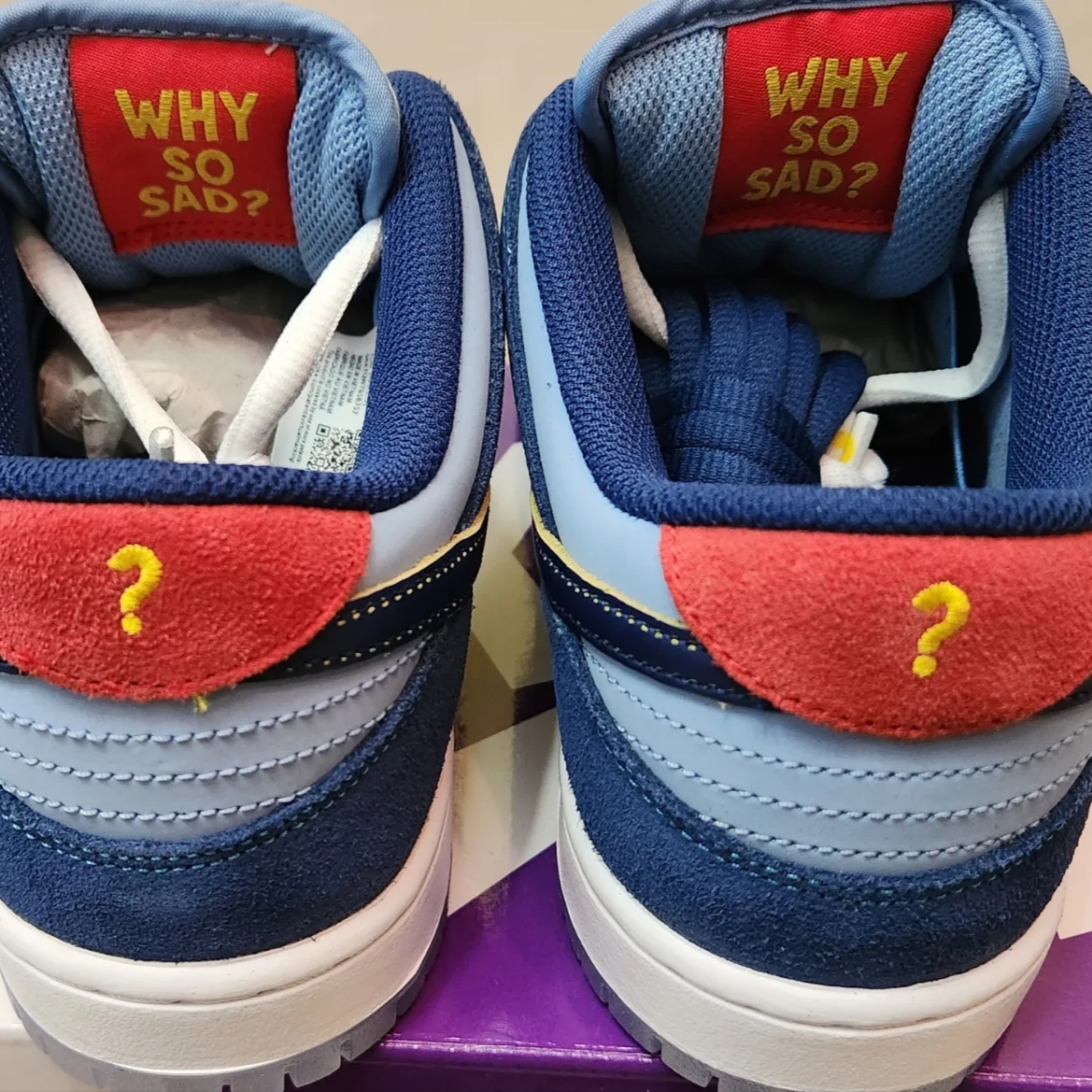 Nike x Why So Sad? SB Dunk Low Pro Coastal Blue 착용 스타일 - 5