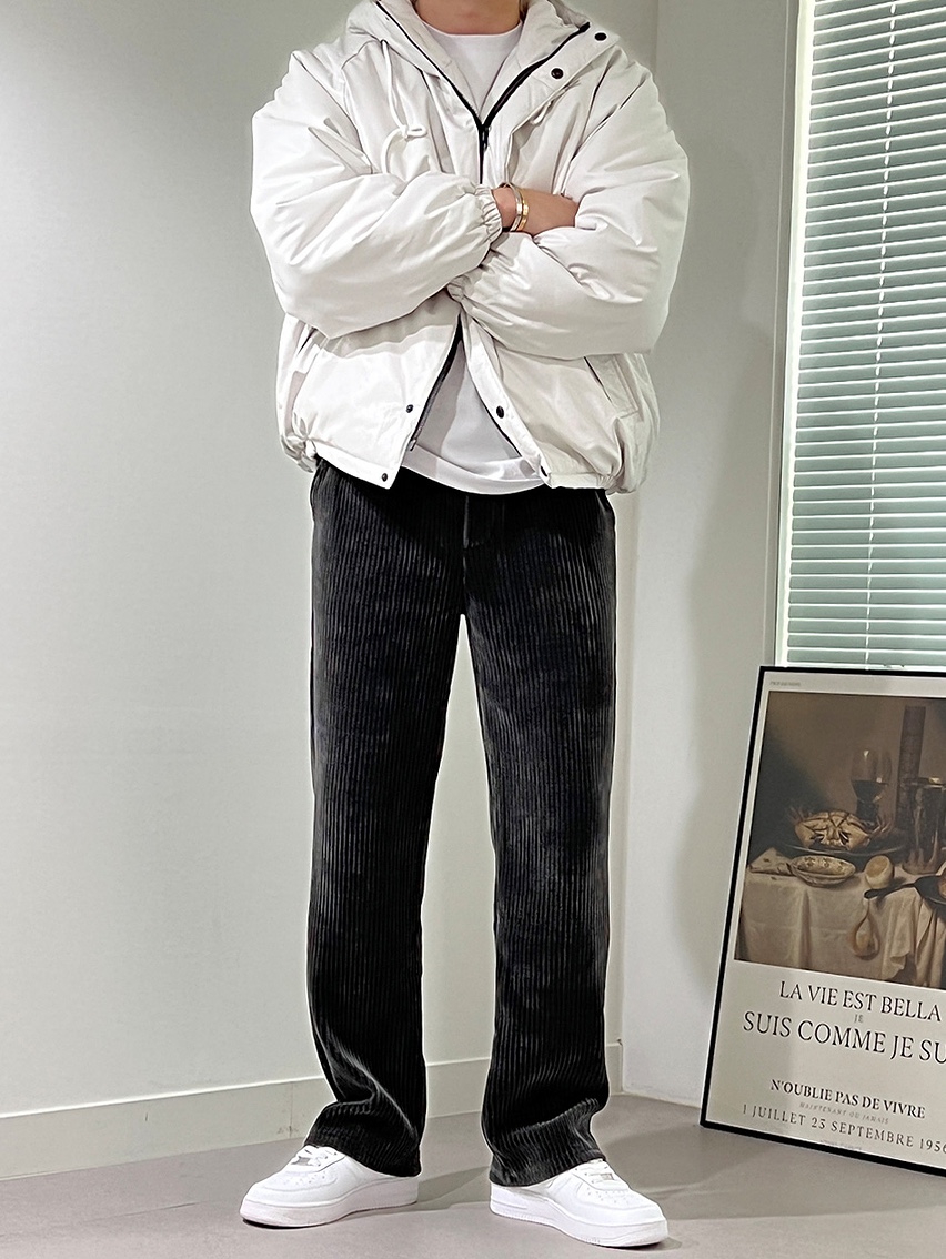 Nike Air Force 1 '07 Low White, (W) Nike Air Force 1 '07 Low White 착용 스타일 - 1