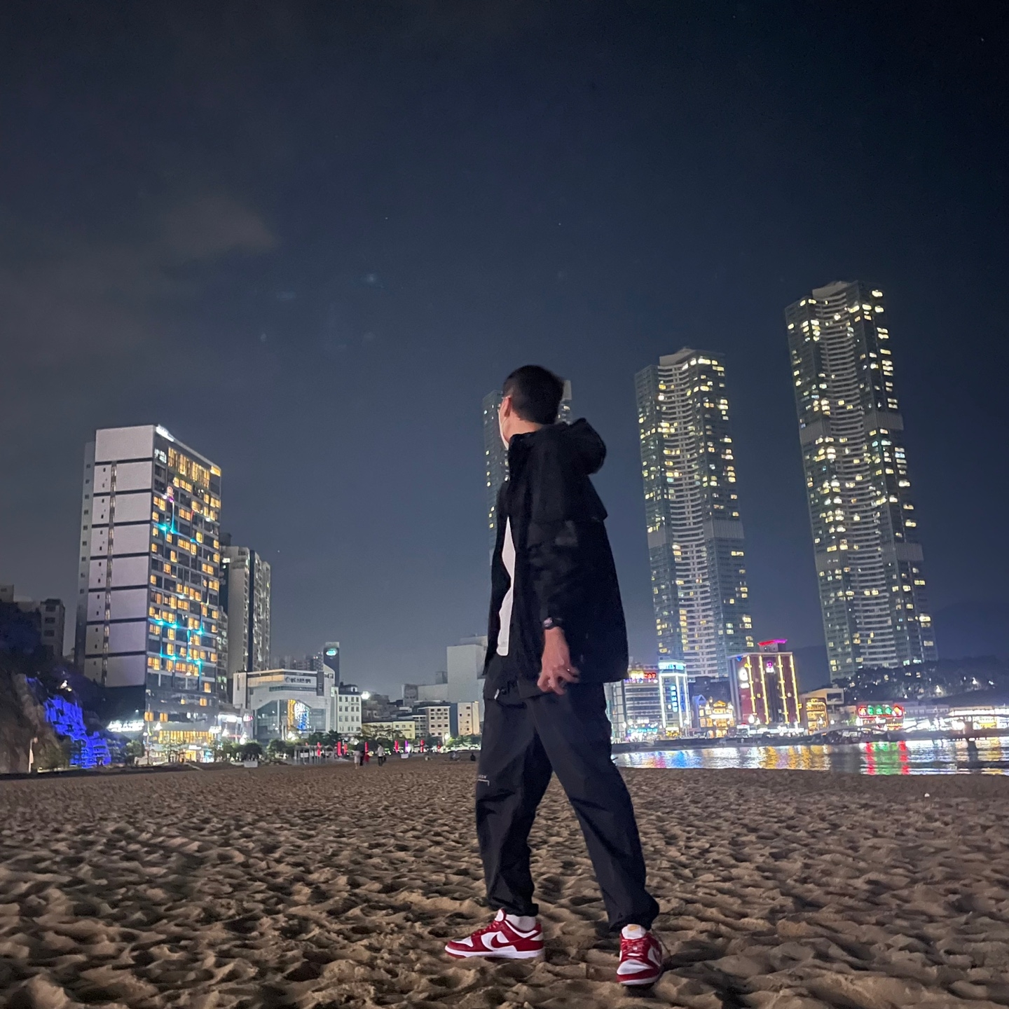 Wooyoungmi Black Back Logo T-Shirt White - 21SS, Nike Dunk Low Retro Gym Red 착용 스타일 - 2