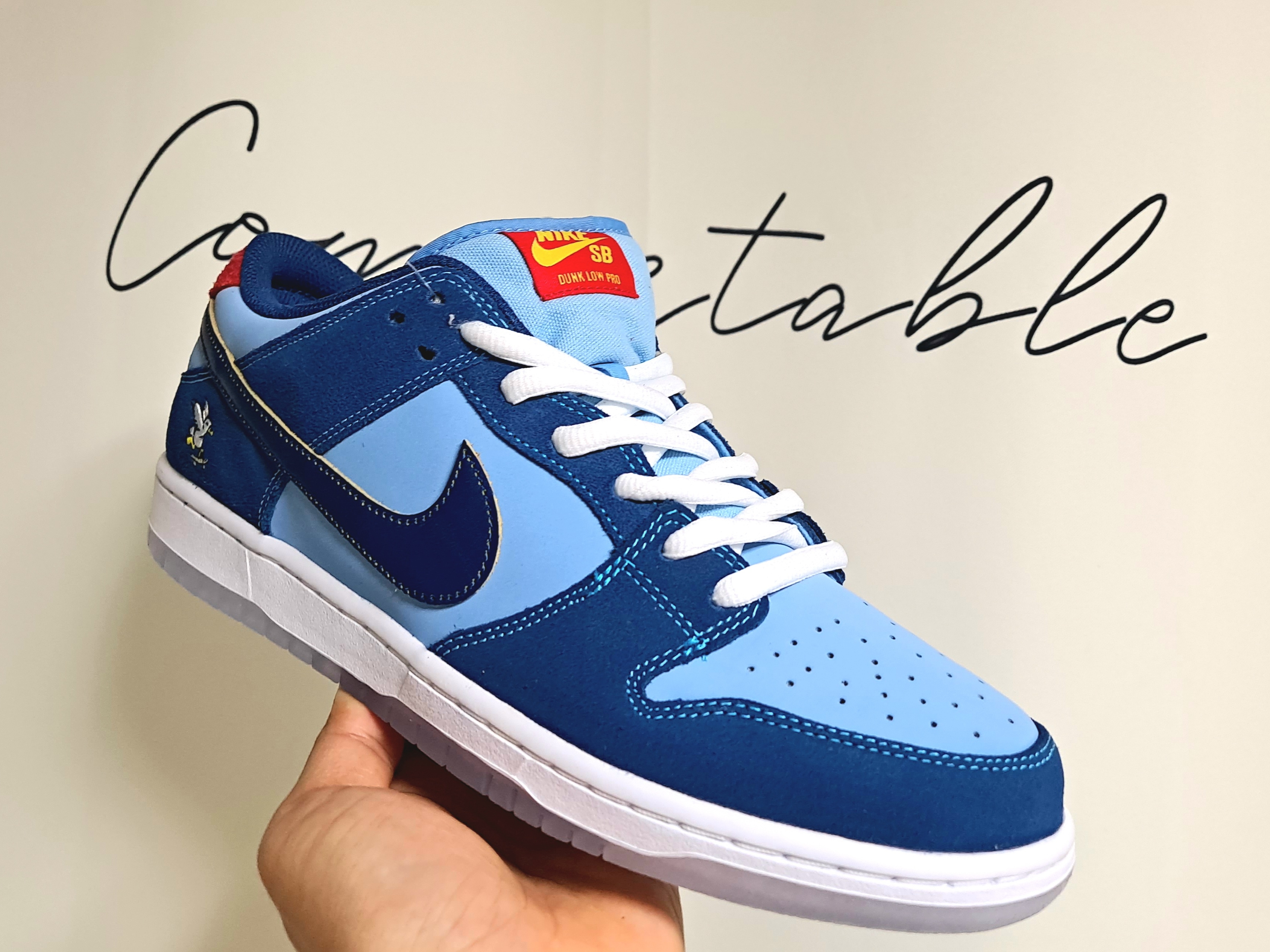 Nike x Why So Sad? SB Dunk Low Pro Coastal Blue 착용 스타일 - 2