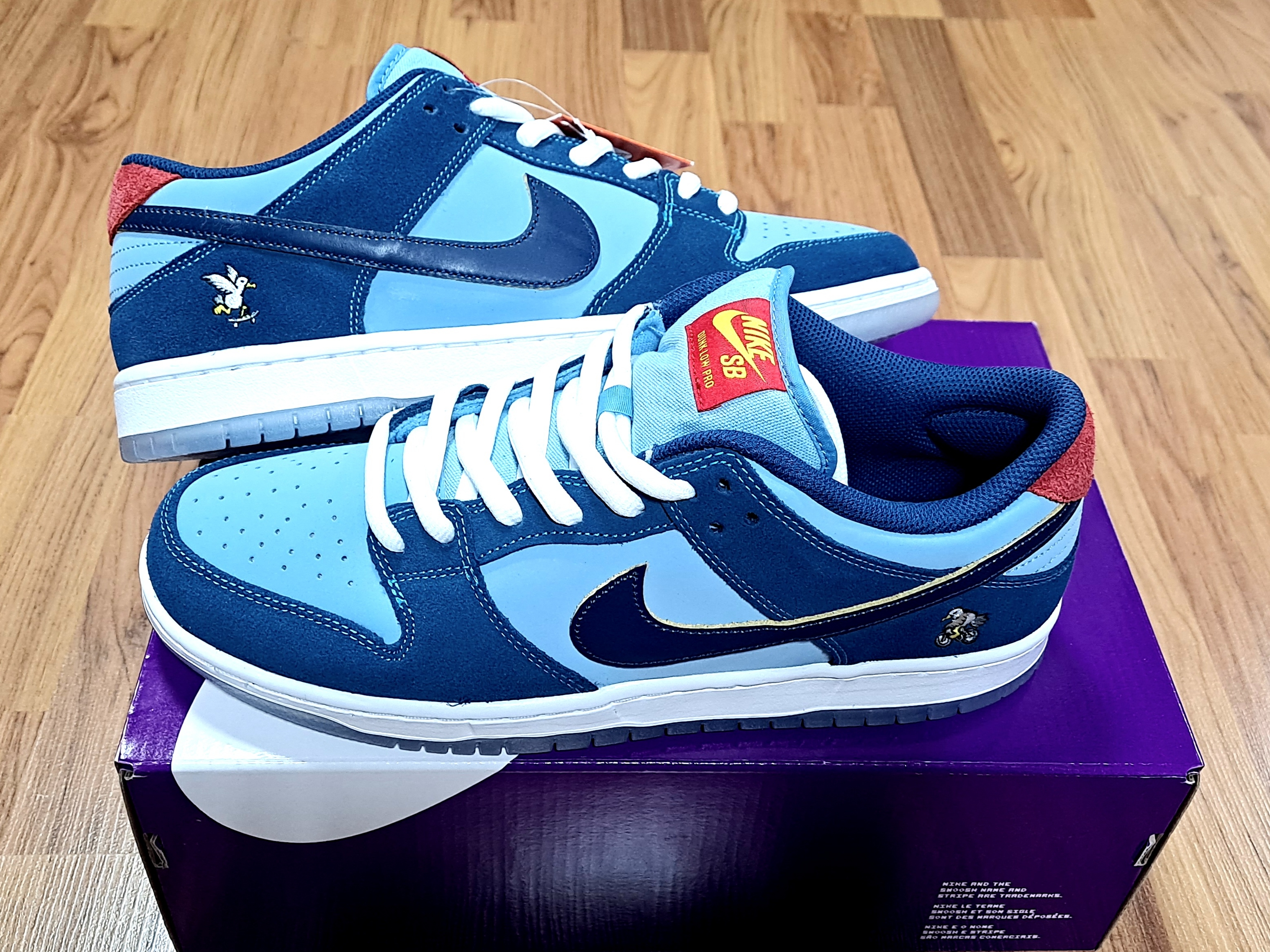 Nike x Why So Sad? SB Dunk Low Pro Coastal Blue 착용 스타일 - 4