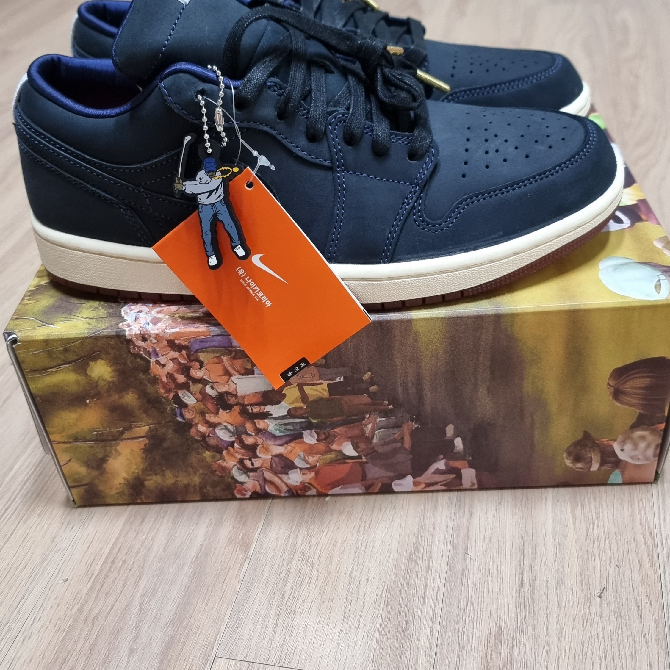 Jordan 1 x Eastside Golf Low Midnight Navy 착용 스타일 - 2