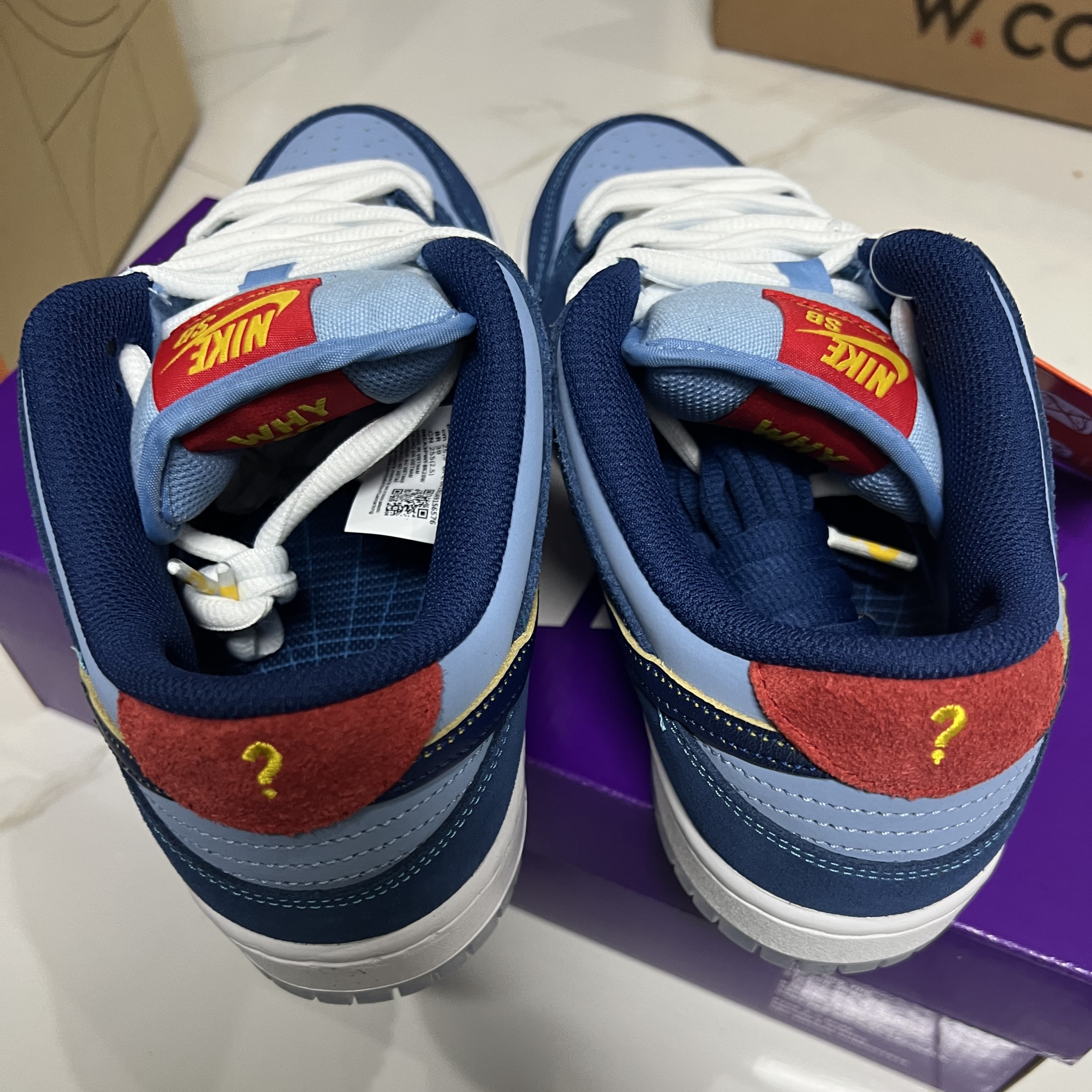 Nike x Why So Sad? SB Dunk Low Pro Coastal Blue 착용 스타일 - 2