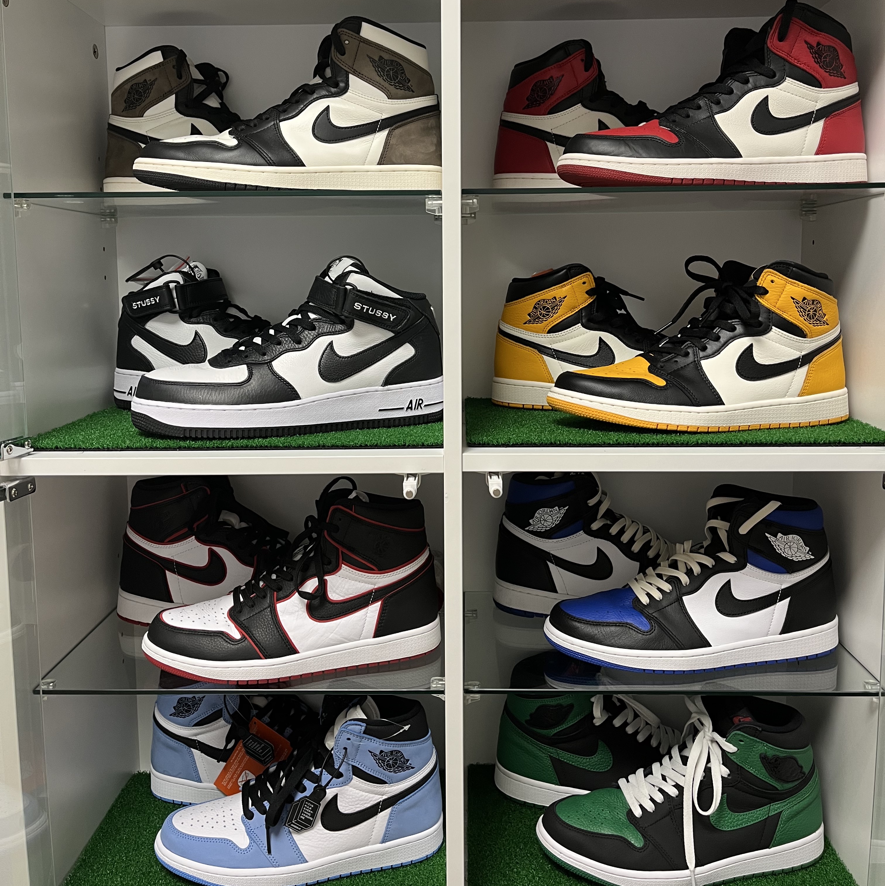 Jordan 1 Retro High OG Black Mocha, Jordan 1 Retro High OG Bred Toe 착용 스타일