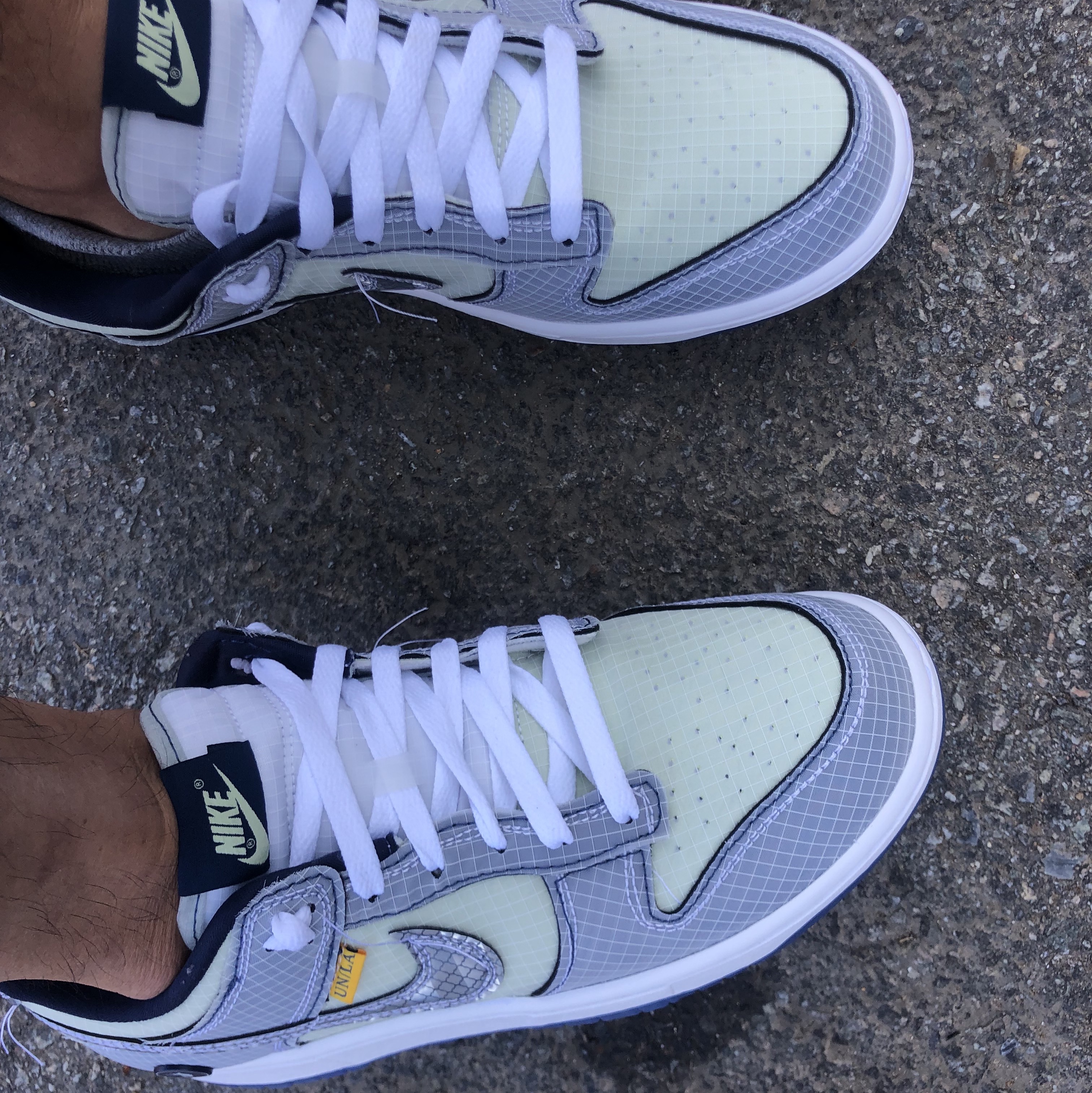 Nike x Union Dunk Low Passport Pack Pistachio 착용 스타일