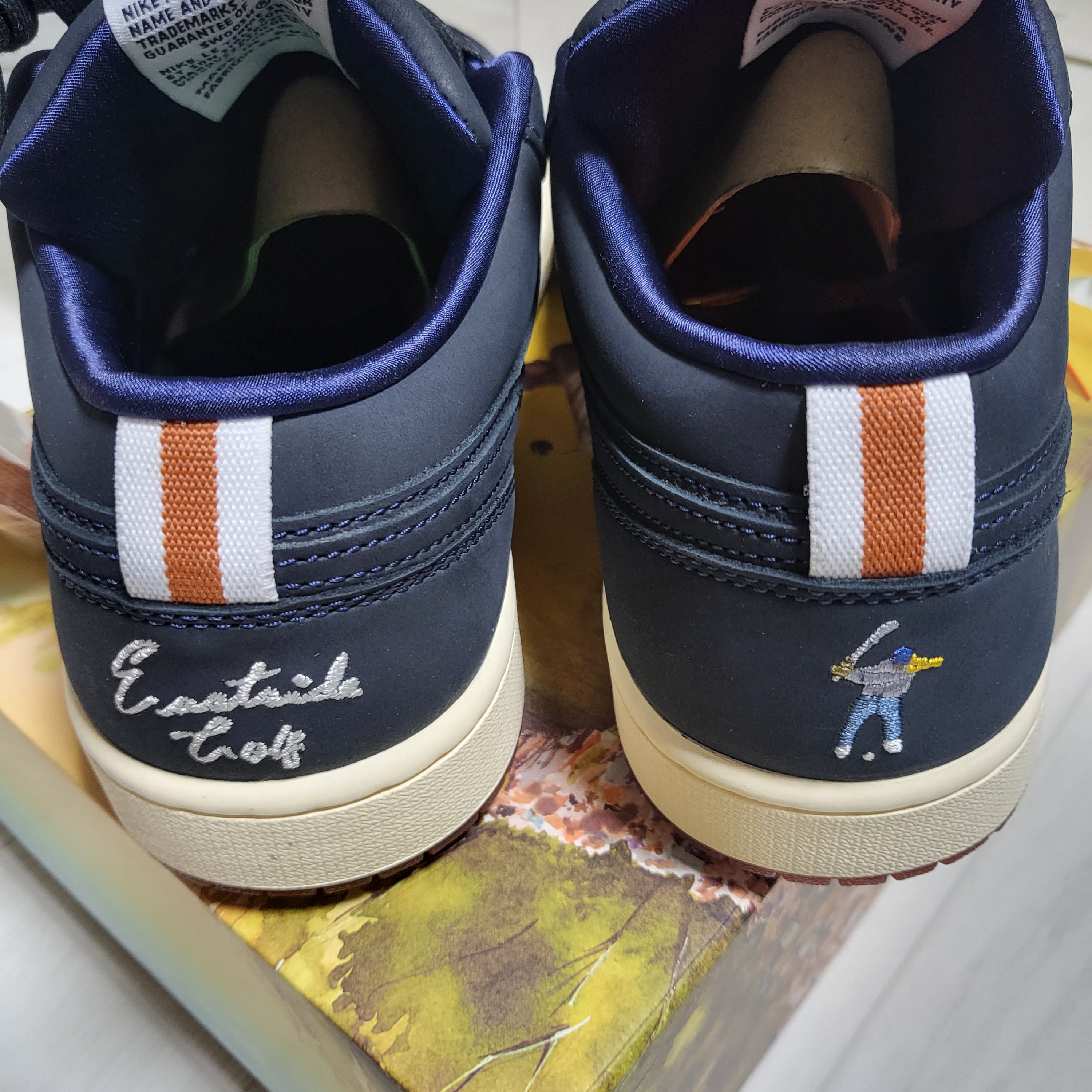 Jordan 1 x Eastside Golf Low Midnight Navy 착용 스타일 - 4