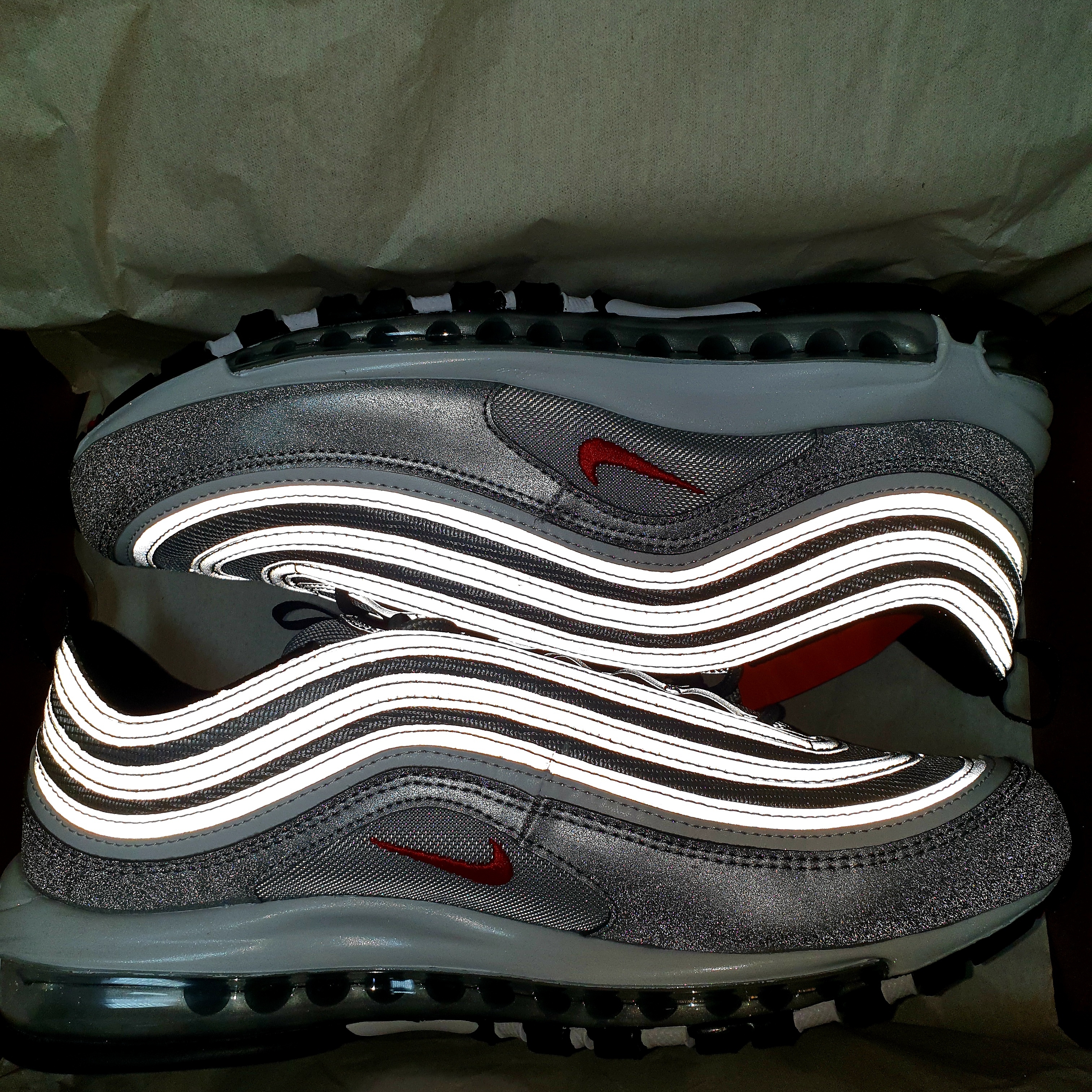Nike Air Max 97 OG Silver Bullet 2022 착용 스타일 - 2