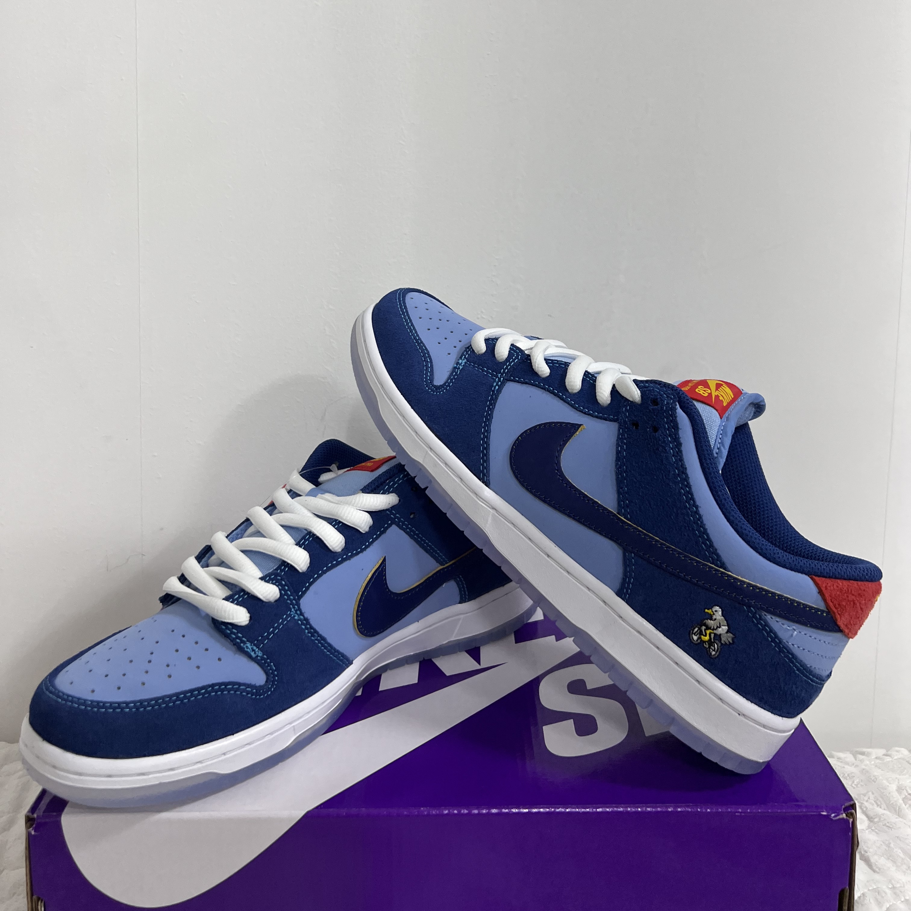 Nike x Why So Sad? SB Dunk Low Pro Coastal Blue 착용 스타일 - 2