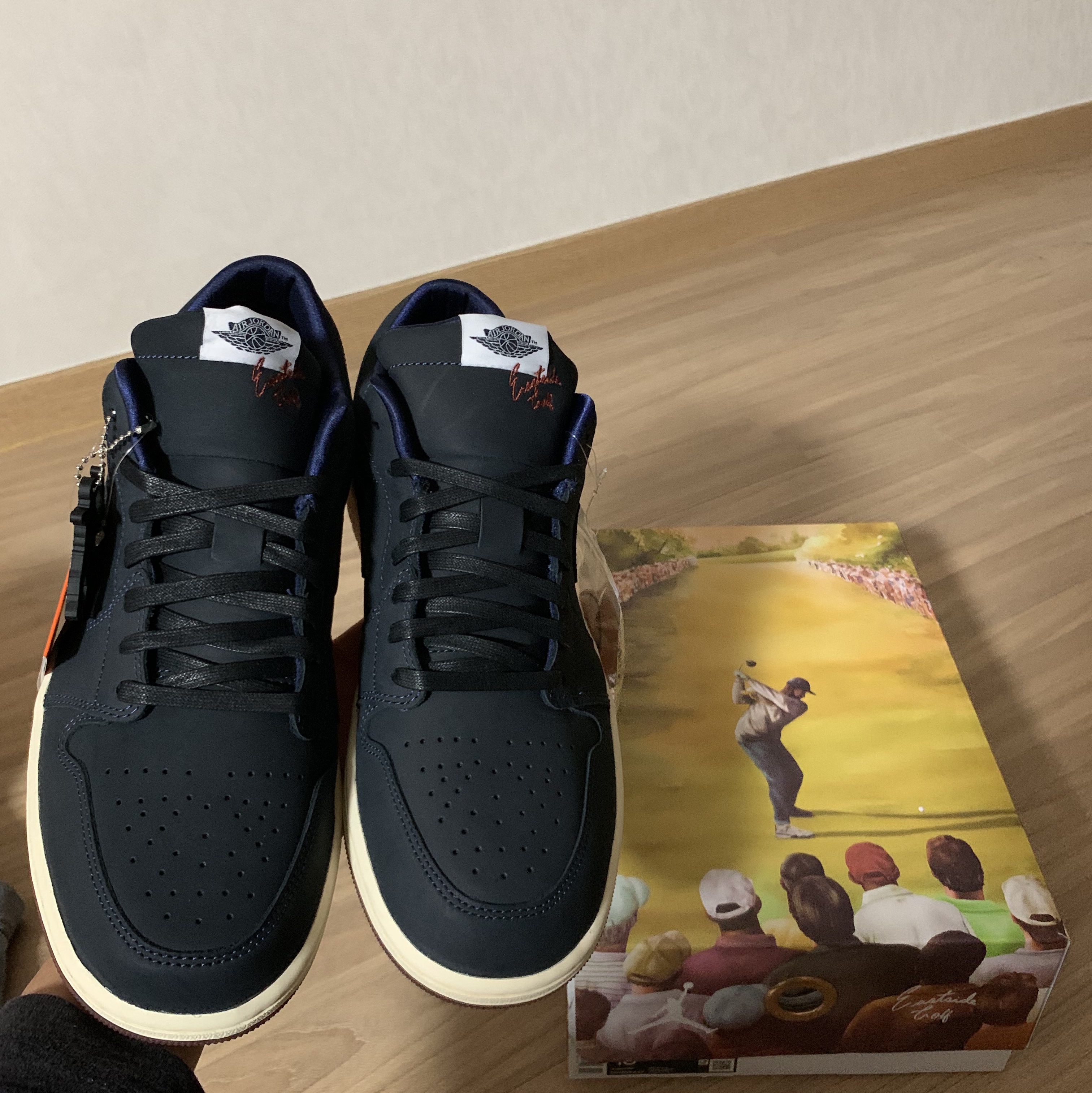 Jordan 1 x Eastside Golf Low Midnight Navy 착용 스타일 - 1