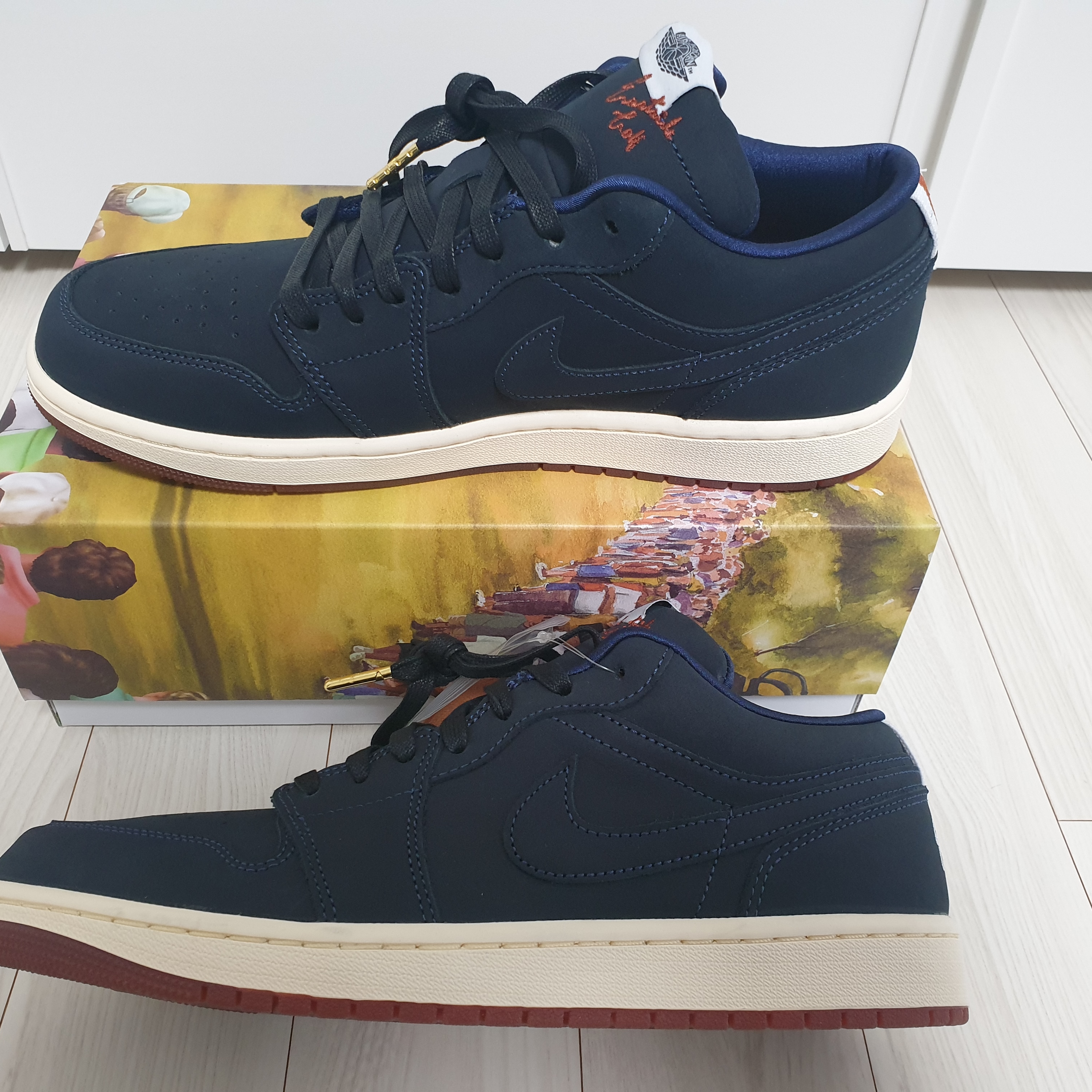 Jordan 1 x Eastside Golf Low Midnight Navy 착용 스타일 - 3