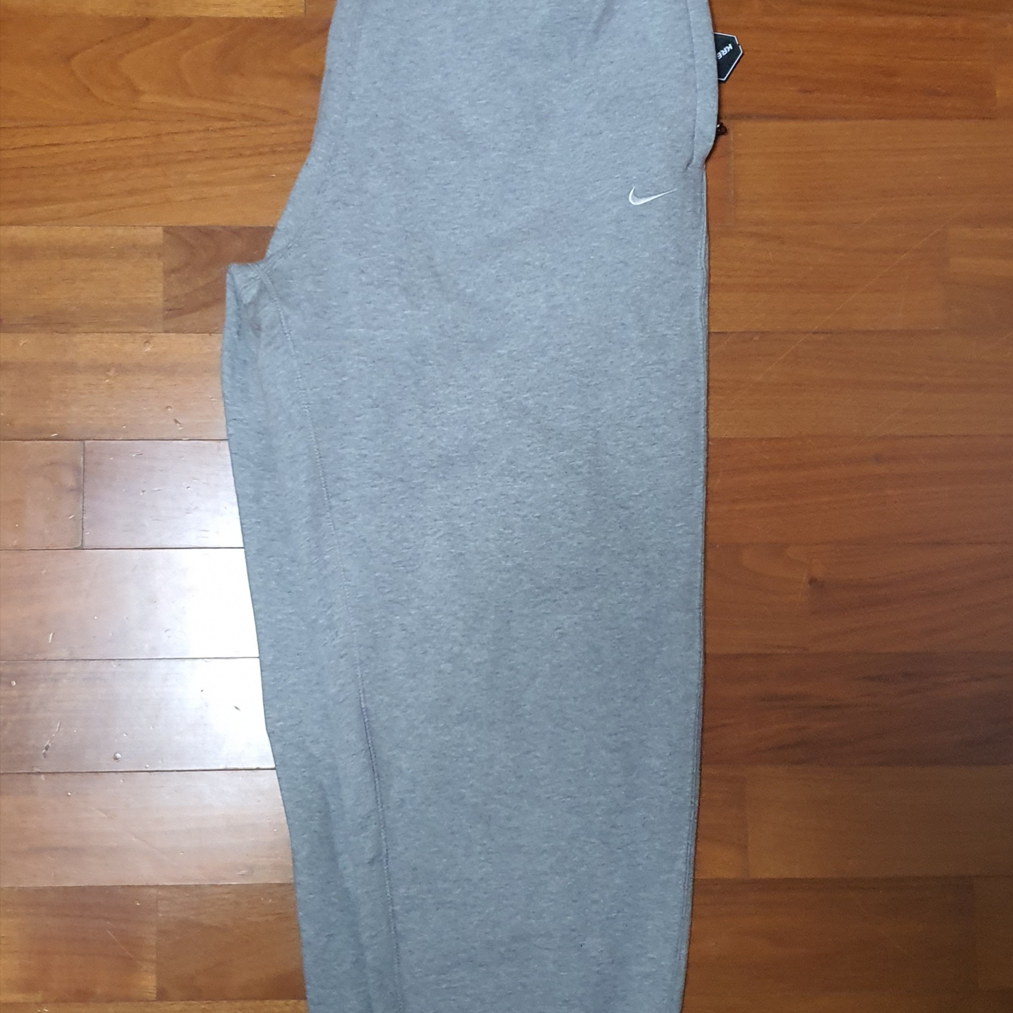 Nike NRG Solo Swoosh Fleece Pants Dark Grey Heather - Asia 착용 스타일 - 1