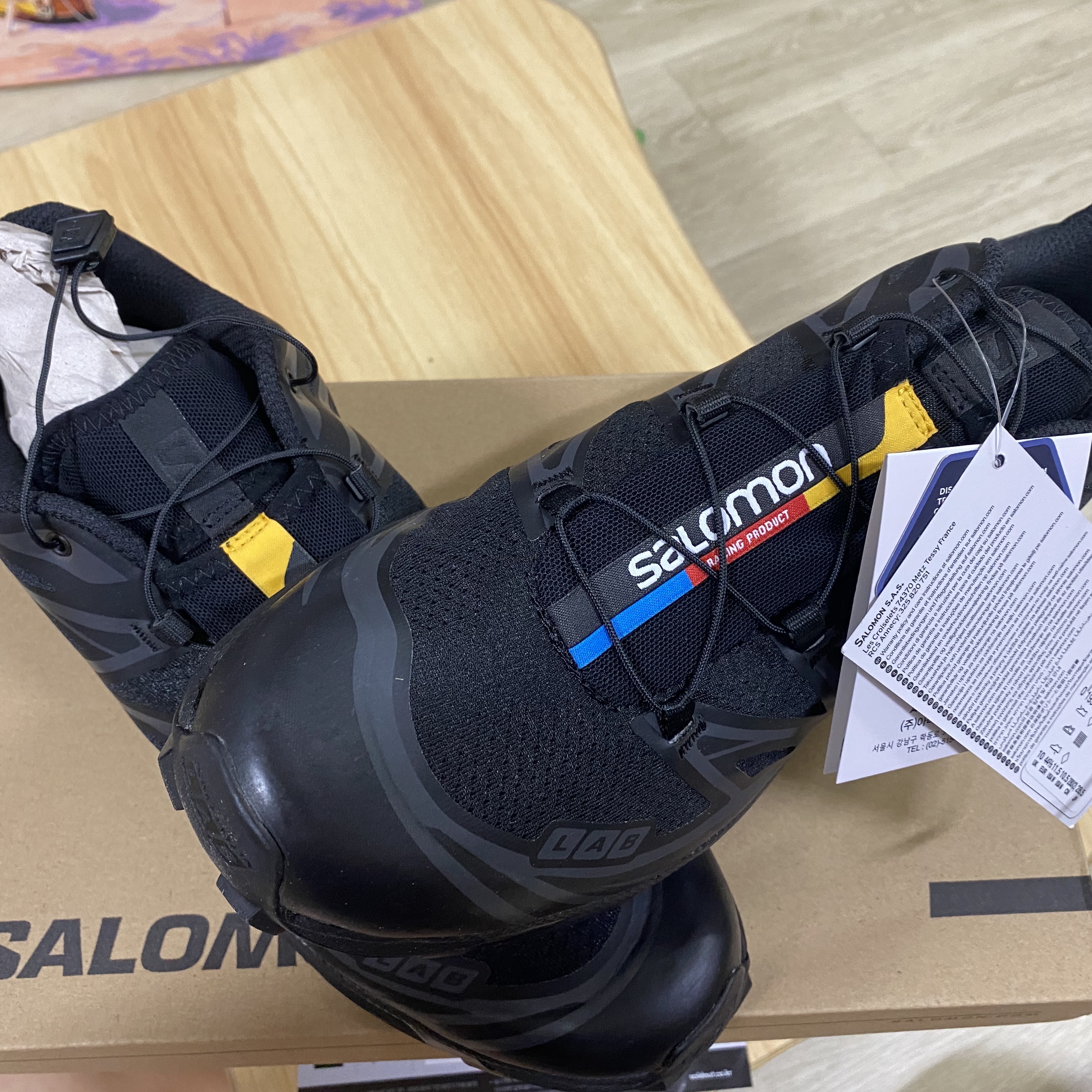 Salomon XT-6 ADV Black 착용 스타일