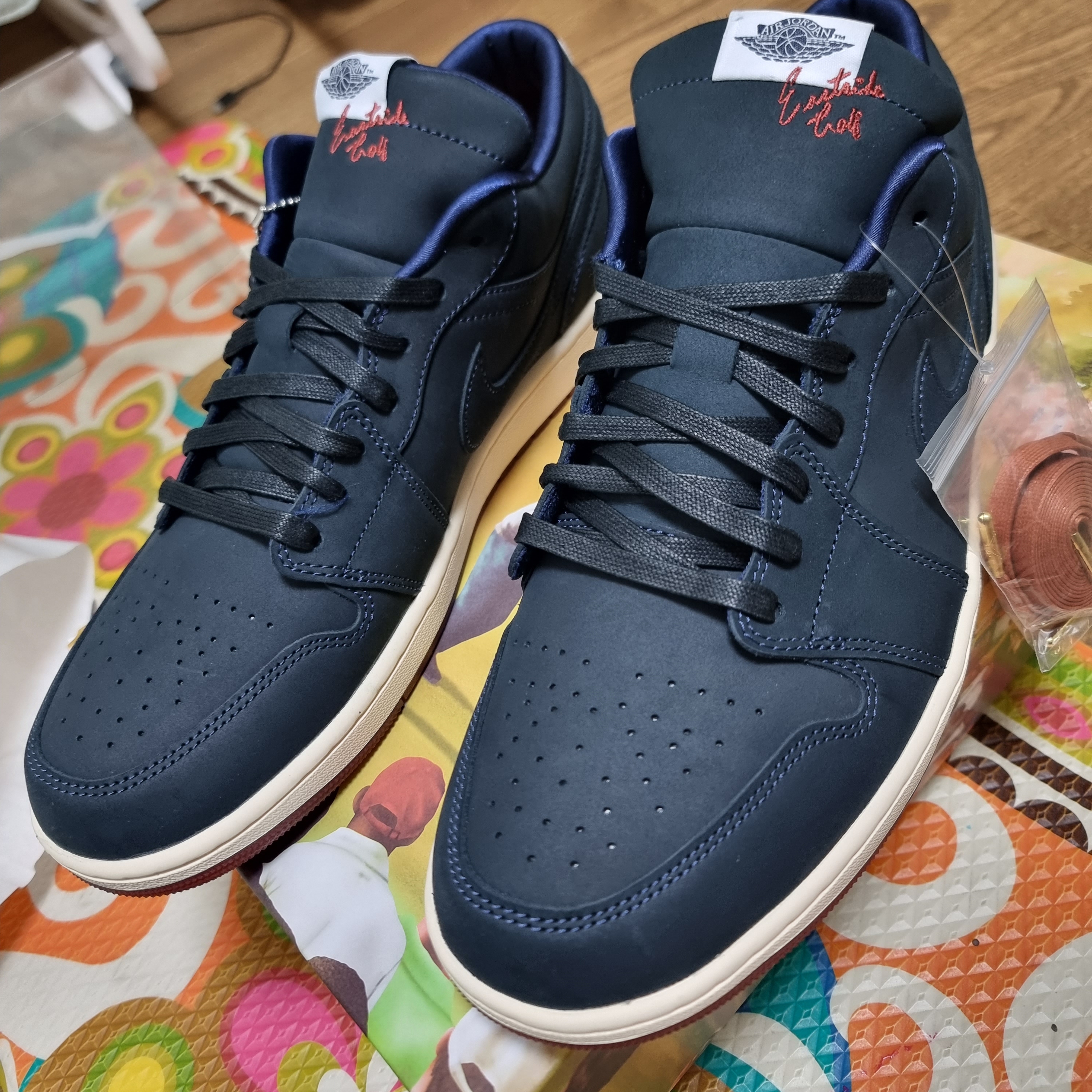 Jordan 1 x Eastside Golf Low Midnight Navy 착용 스타일 - 2