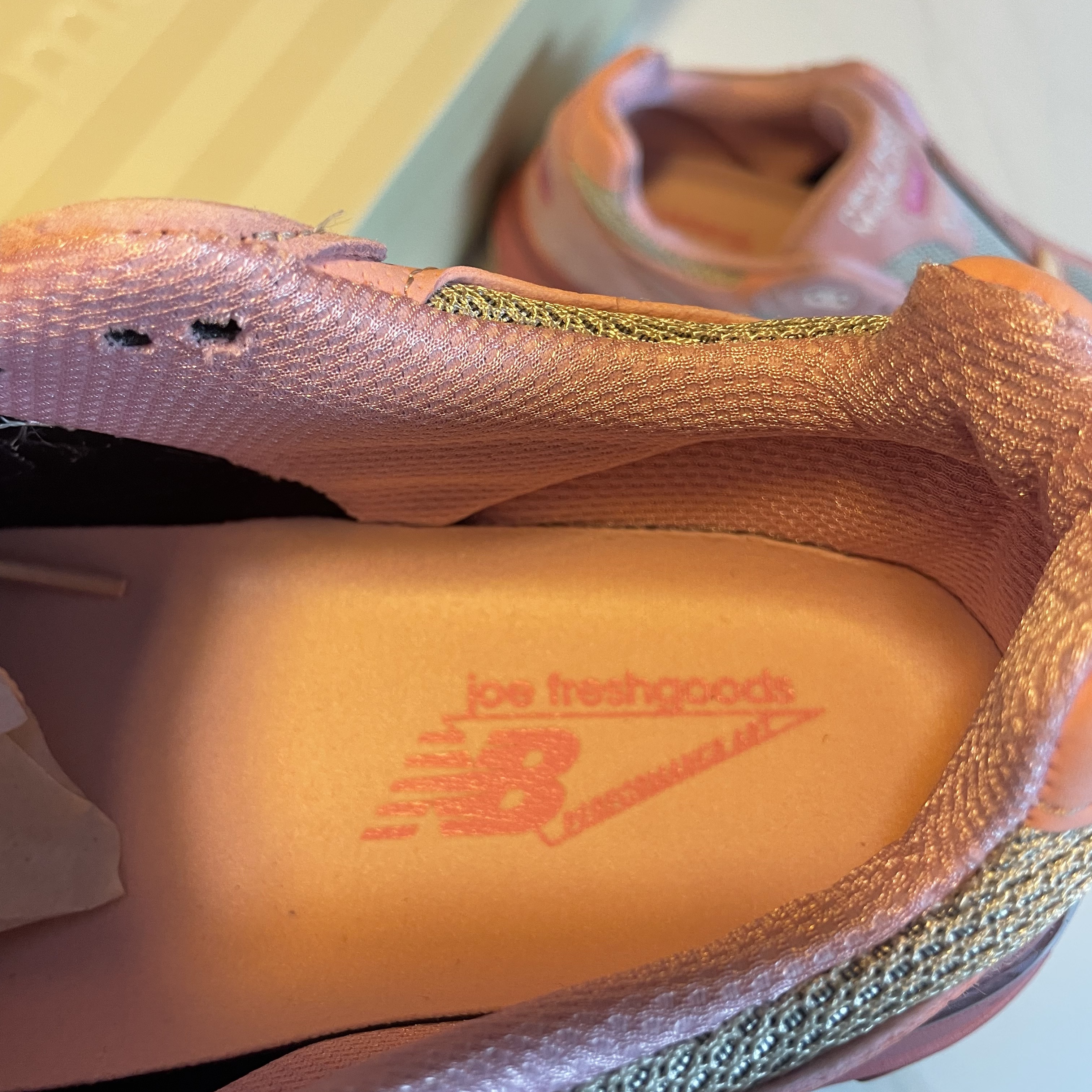 New Balance x Joe Freshgoods 993 Made in USA Powder Pink 착용 스타일 - 3