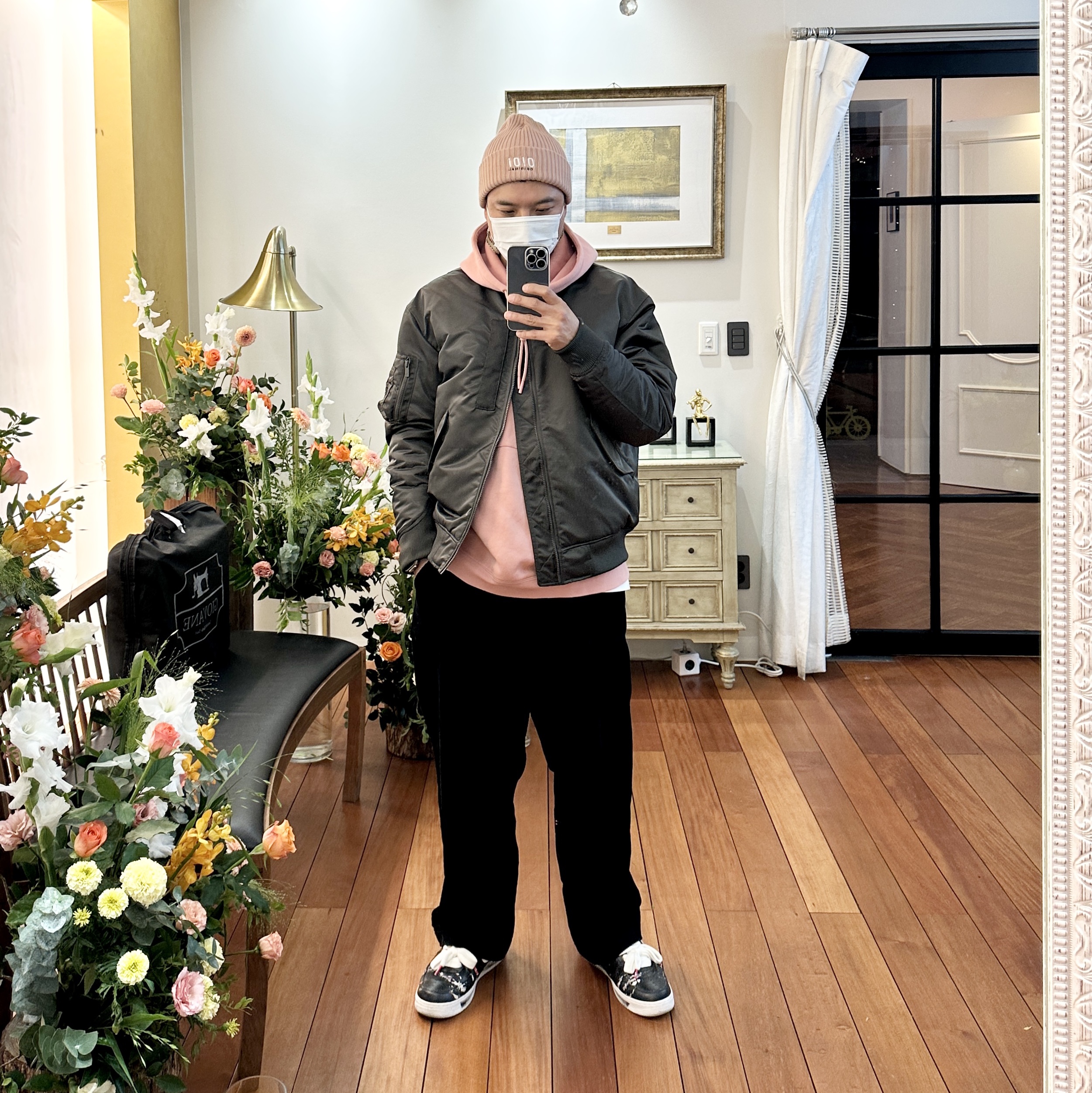 Nike x Peaceminusone Air Force 1 Low Para-Noise 착용 스타일 - 1