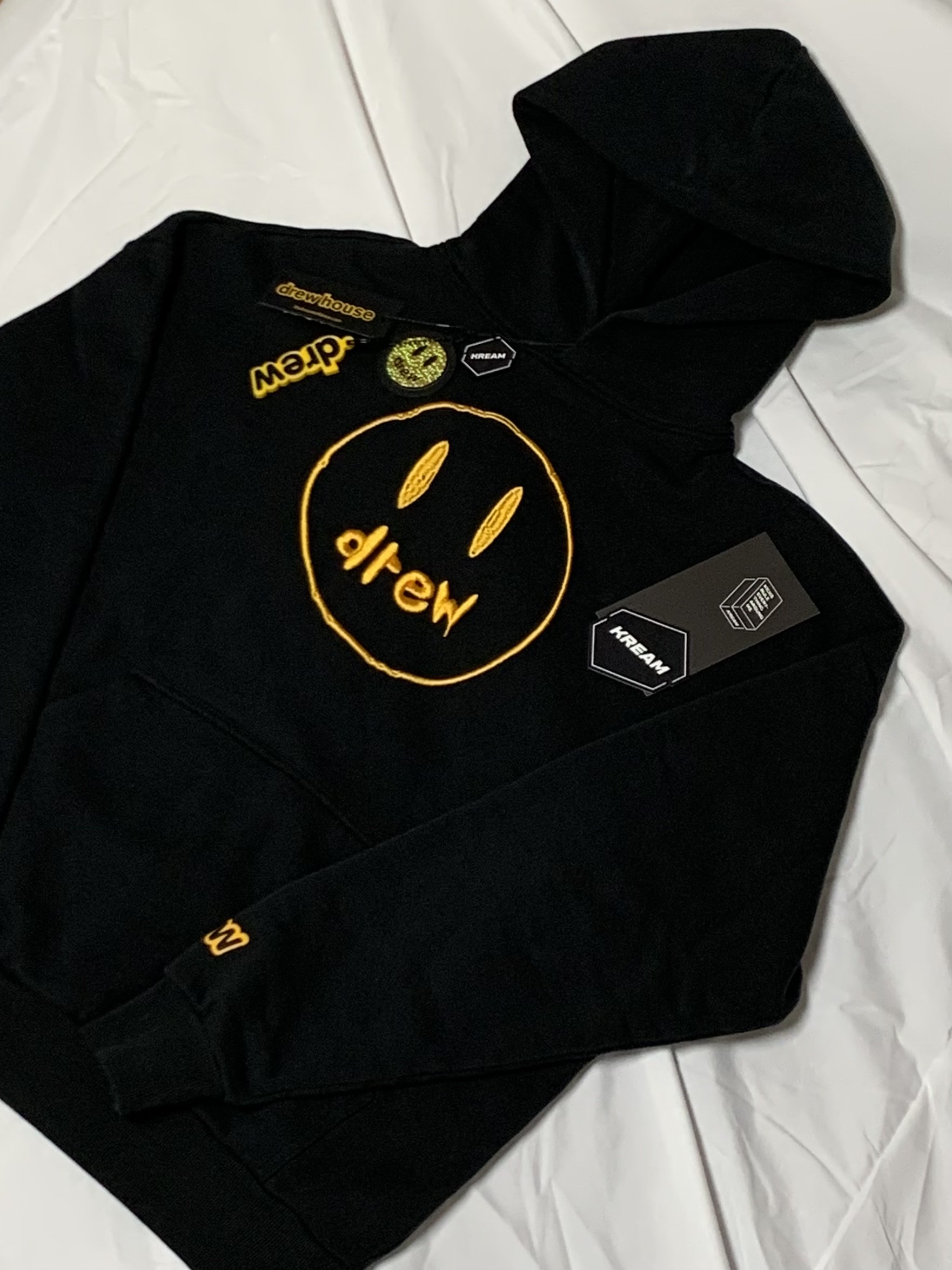 Drew House Painted Mascot Hoodie Black - Ssense Exclusive 착용 스타일 - 4