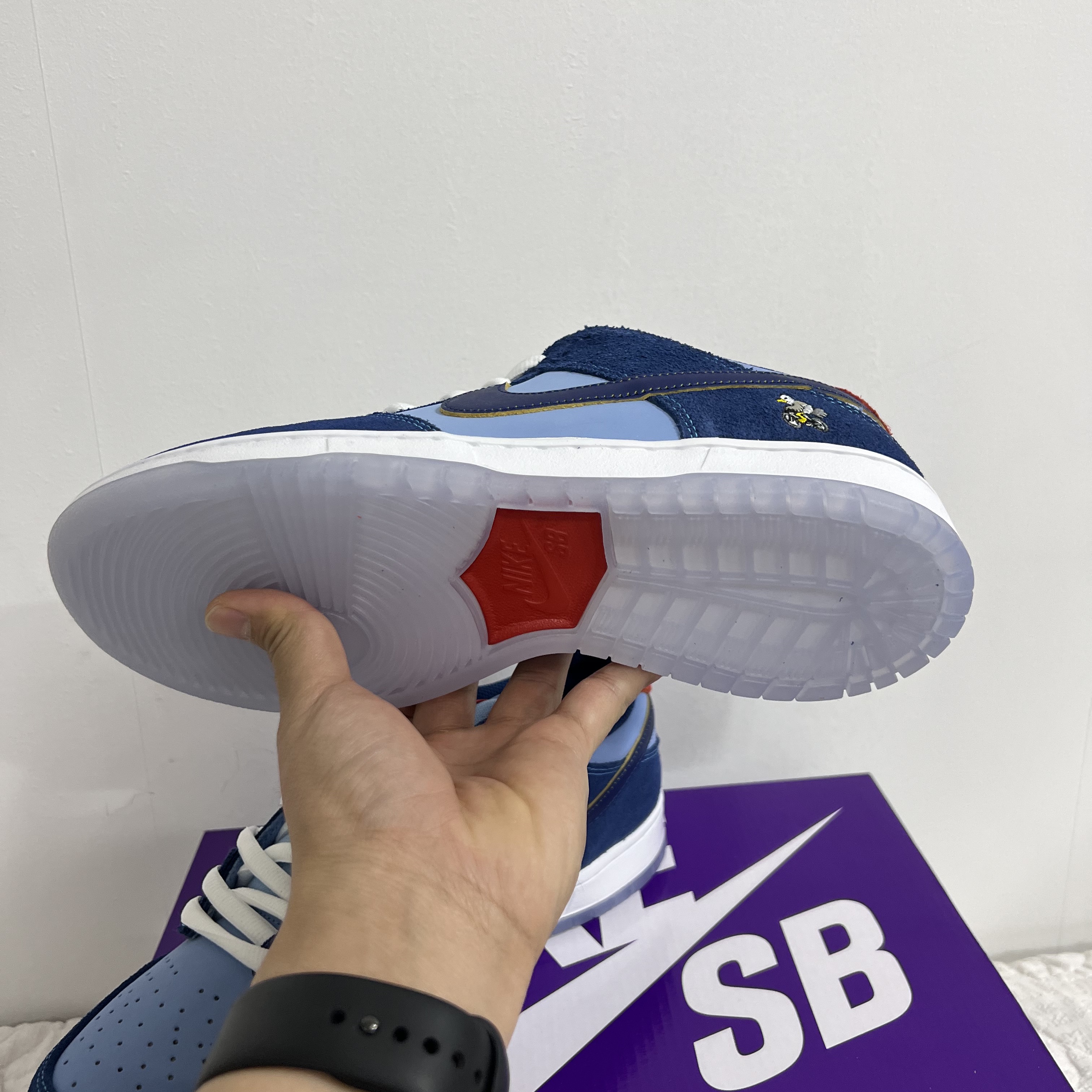 Nike x Why So Sad? SB Dunk Low Pro Coastal Blue 착용 스타일 - 4
