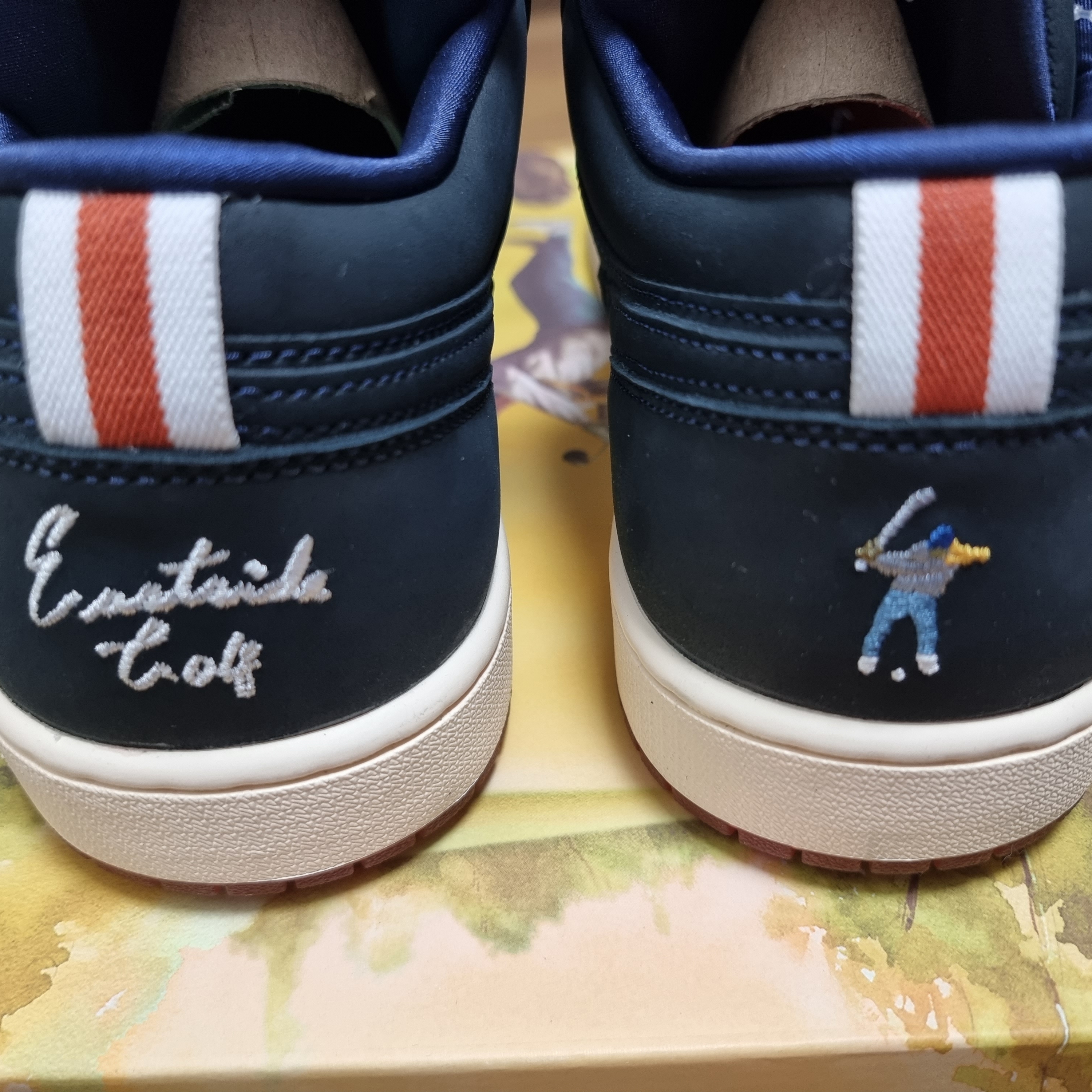 Jordan 1 x Eastside Golf Low Midnight Navy 착용 스타일 - 4