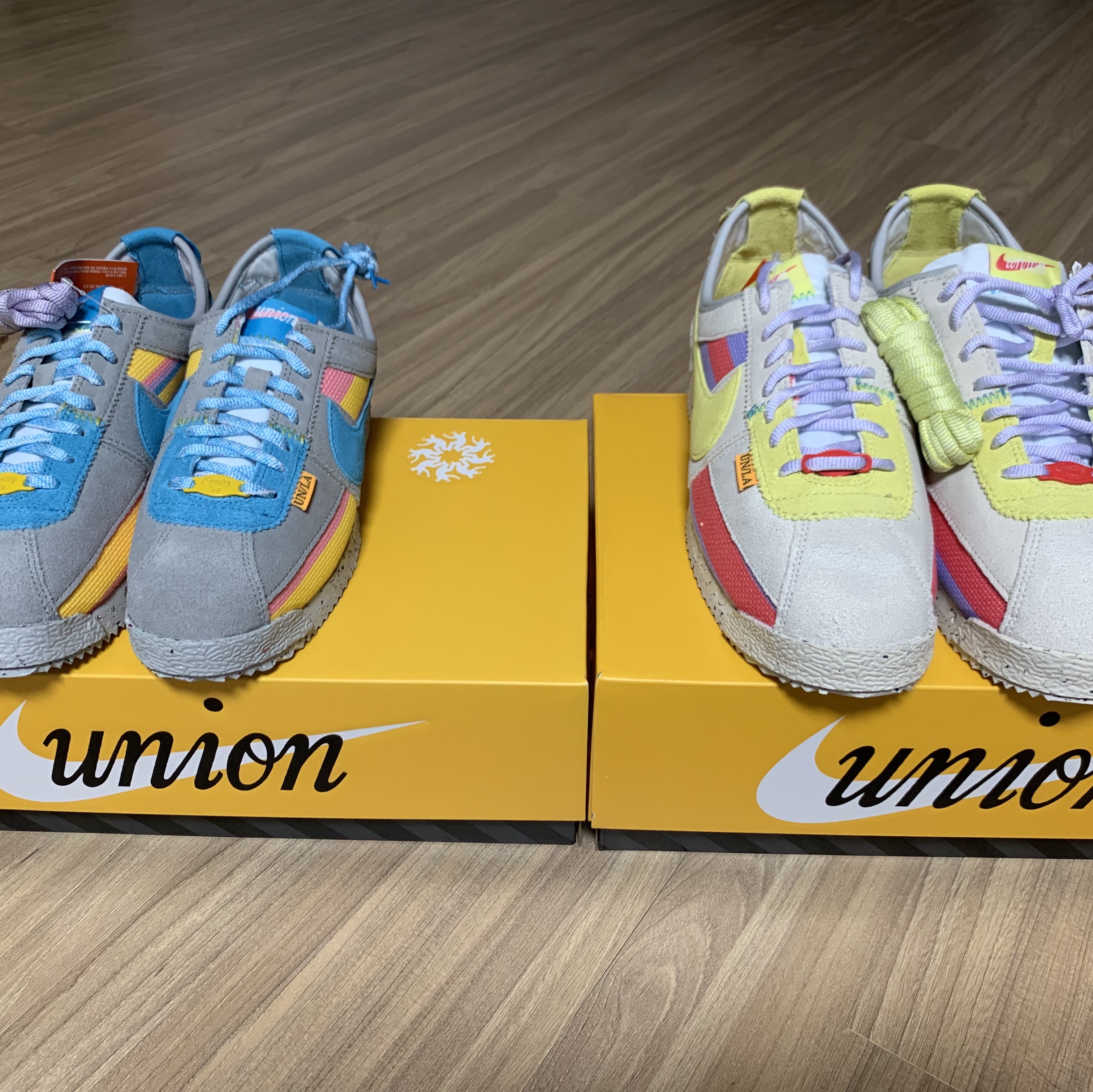 Nike x Union Cortez SP Lemon Frost, Nike x Union Cortez SP Light Smoke 착용 스타일 - 2