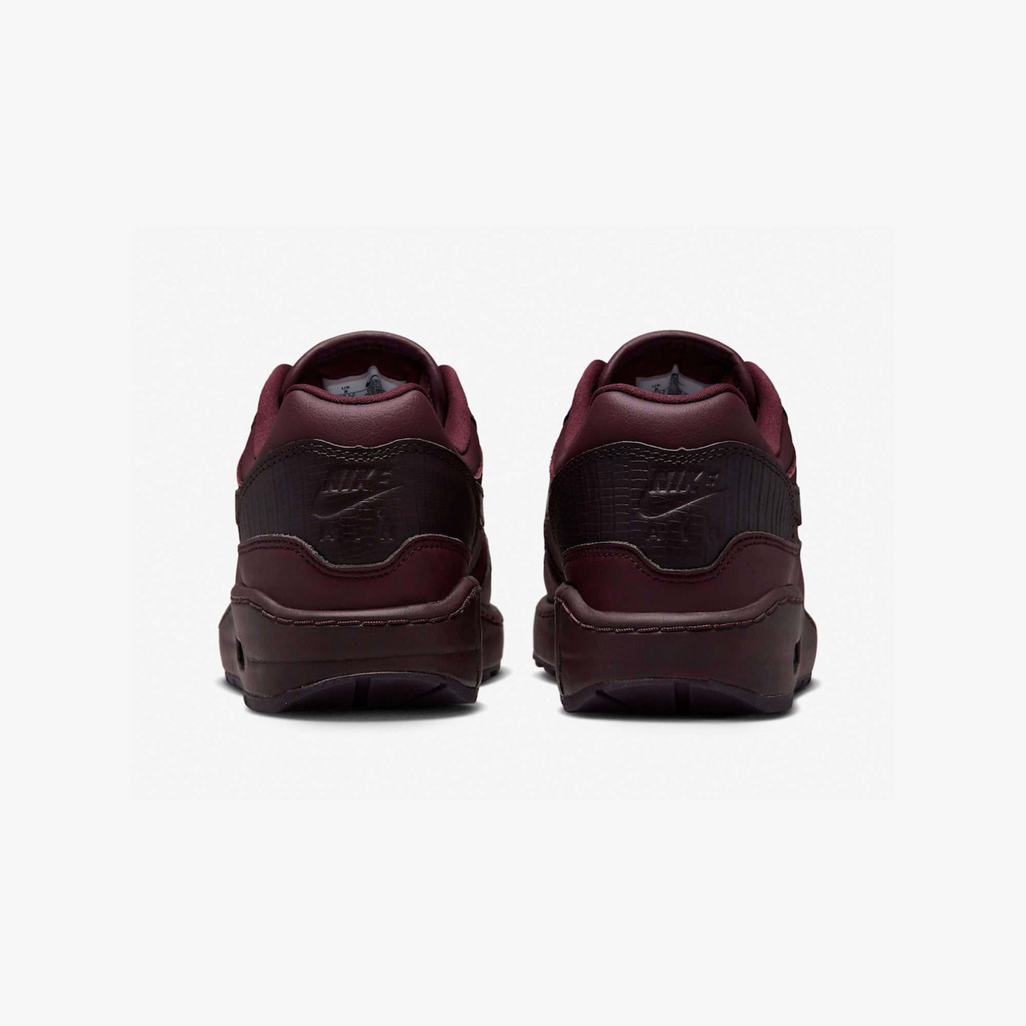 (W) Nike Air Max 1 '87 Burgundy Crush 착용 스타일 - 5