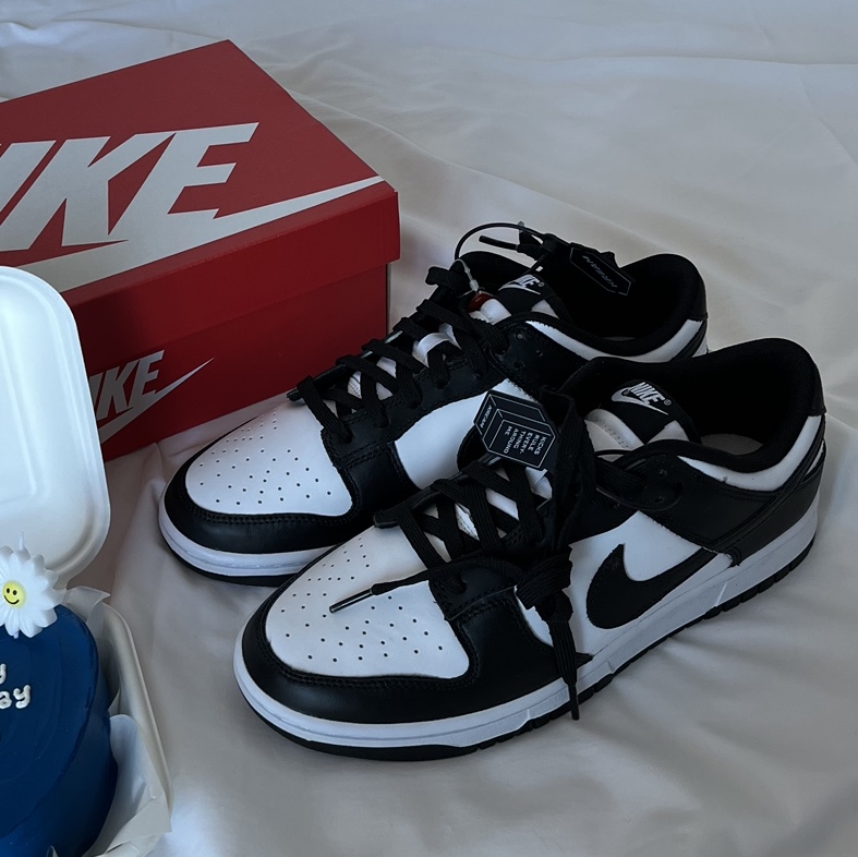 Nike Dunk Low Retro Black 착용 스타일 - 1